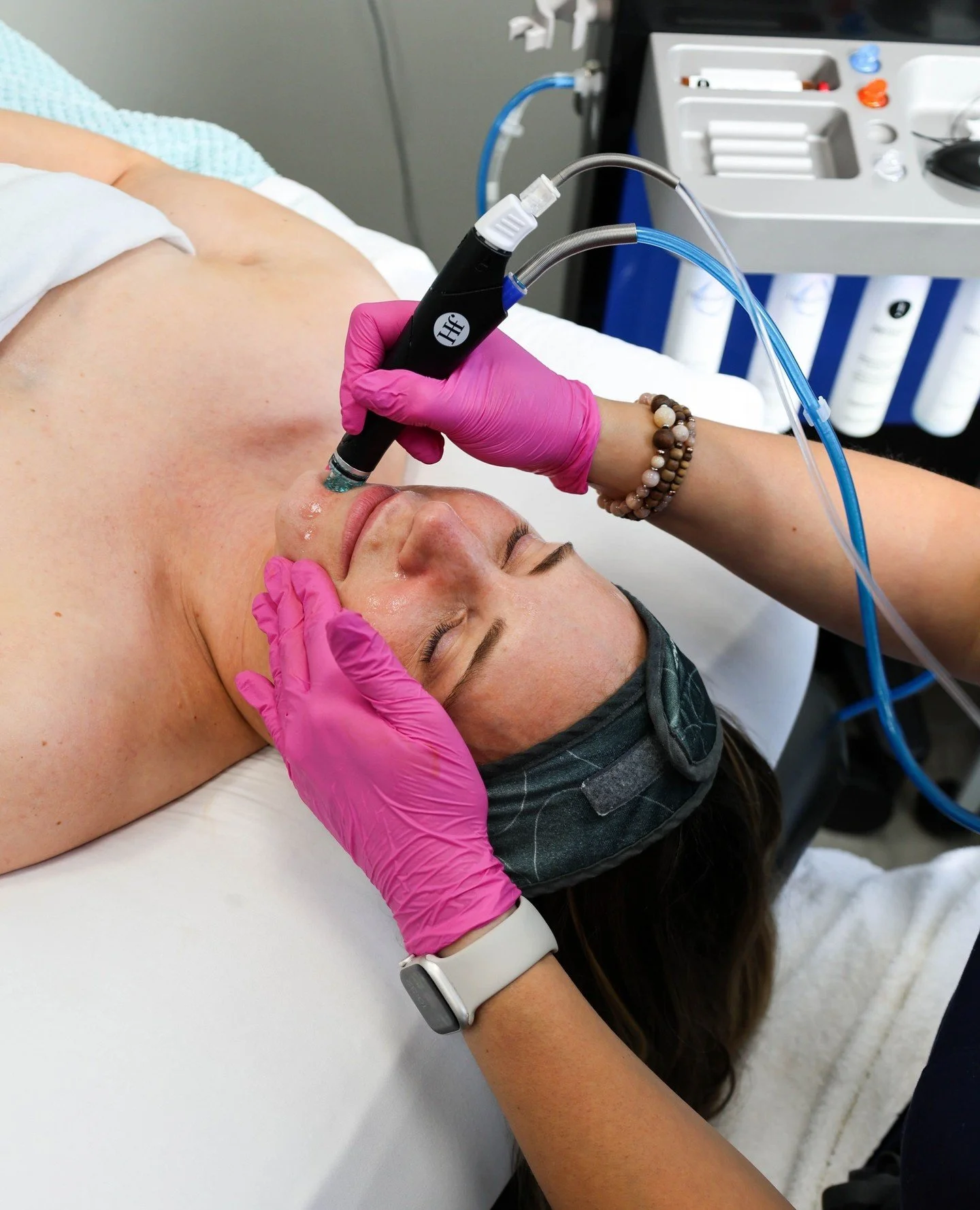 Stop settling for surface-level results. ⁠
⁠
The HydraFacial at CMC is a patented hydradermabrasion treatment designed to deliver immediate, visible results with no downtime. Using unique vortex technology, we go beyond the surface to:⁠
⁠
Detox &amp;