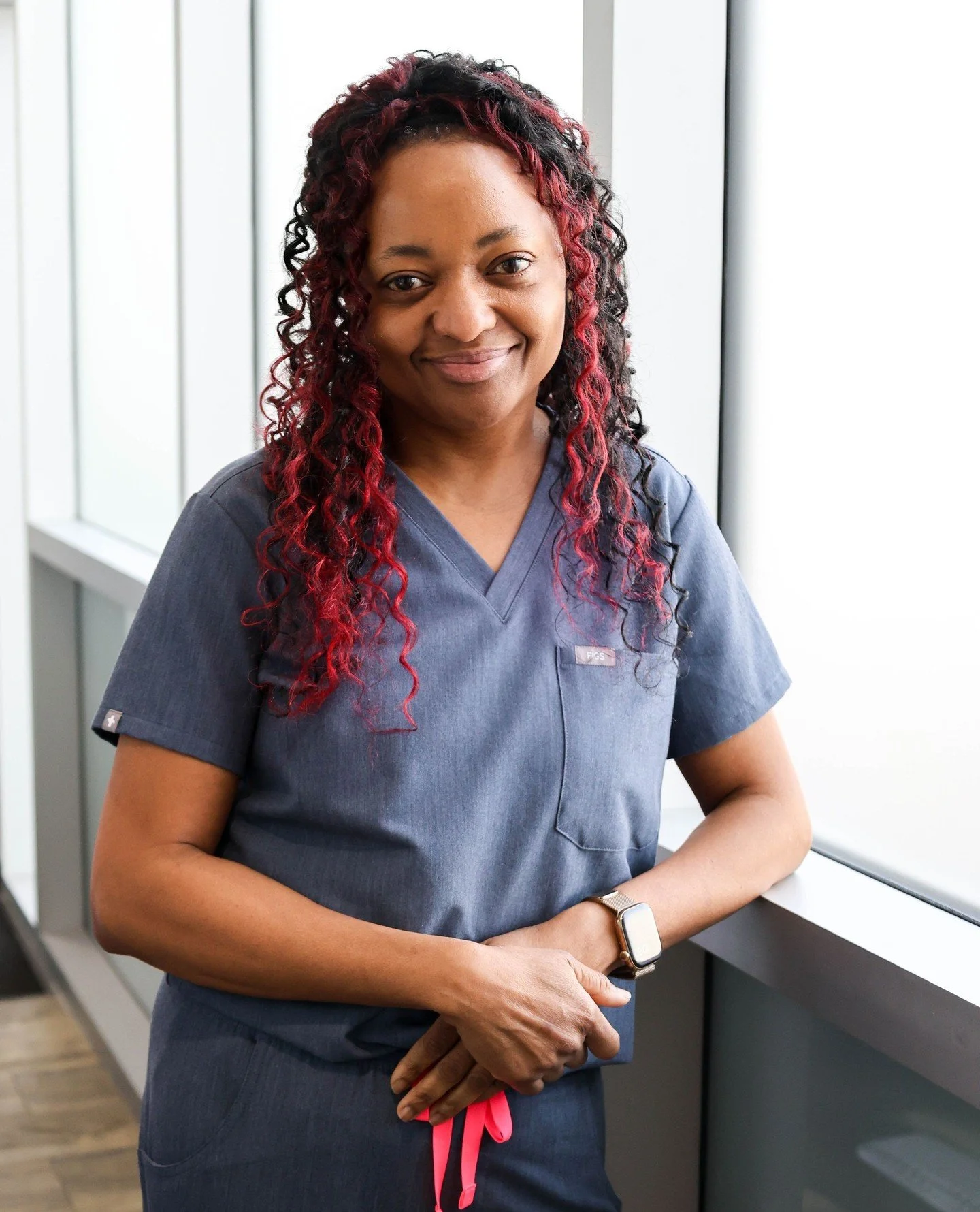 Meet Angela!⁠
⁠
Angela has been with our clinic since 2007 - WOW! She specializes in the sclerotherapy treatments for spider and varicose veins, working alongside with Dr. Morison. ⁠
⁠
Her passion is patient care and that passion translates into work