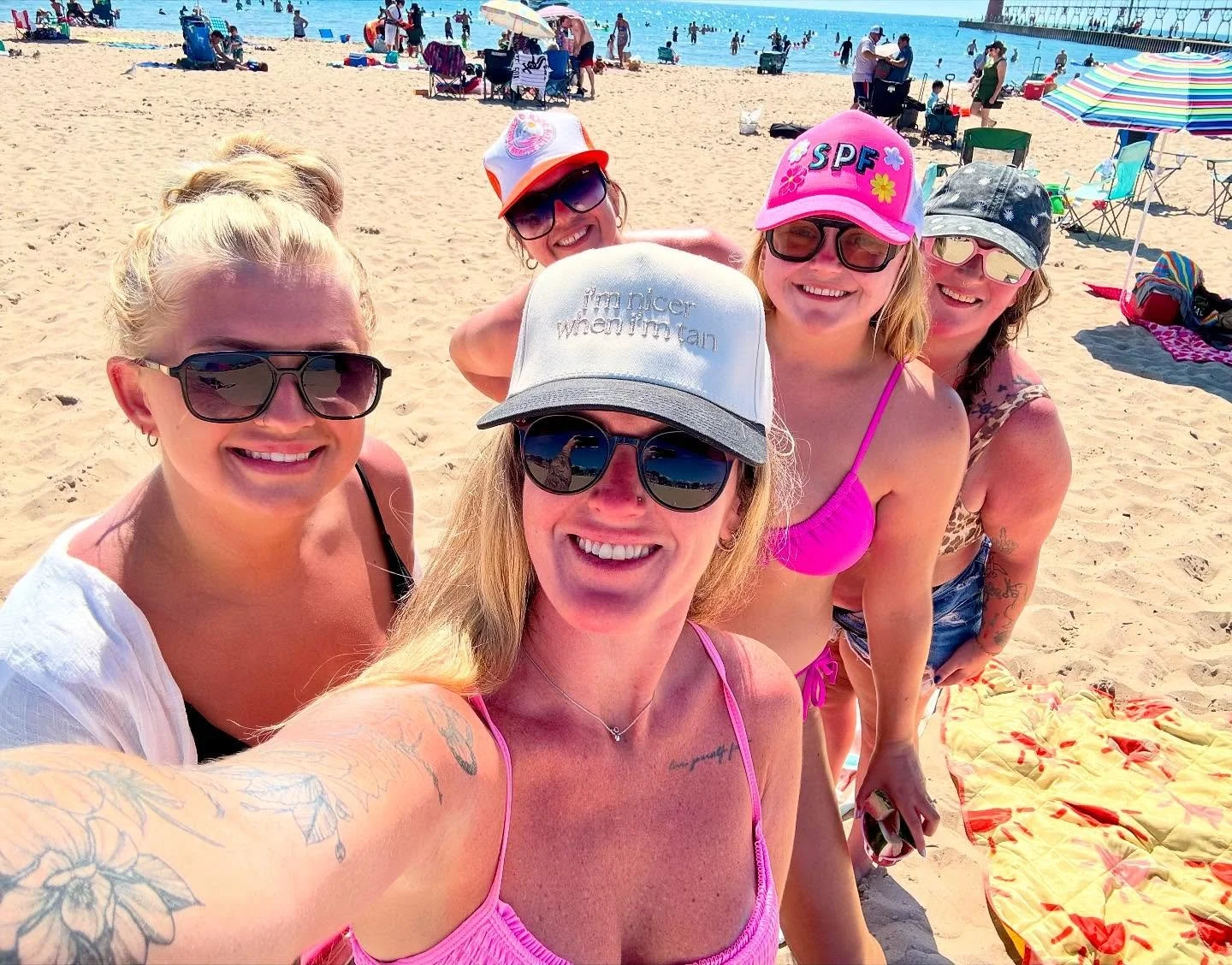 just a fun day of snackin and yappin is all ya need sometimes! 🩷

#annualbeachday #jmkgals #SOHA