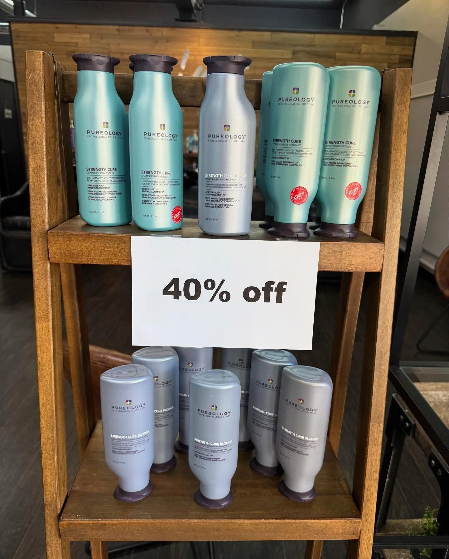 tis the season! help us make more room in our shelves for the upcoming holiday season! 
40% OFF! 
Pureology Strength Cure and Strength Cure Blonde.
come snag these award winning products before they are all gone! 
.
.
#sale #pureology #downtownsturgi