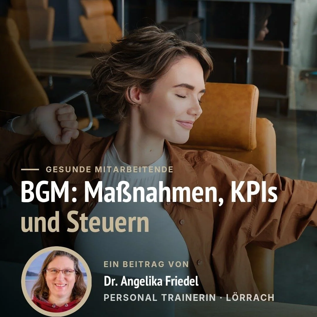 BGM verpufft, wenn es bei Quick-Wins bleibt.
Welche Ziele, Kennzahlen und Steuerhebel machen Gesundheit wirklich messbar?

👉 https://www.personalfitness.de/ratgeber/1022/bgm-massnahmen-kpis-und-steuern.html

#betrieblichesgesundheitsmanagement #bgm 