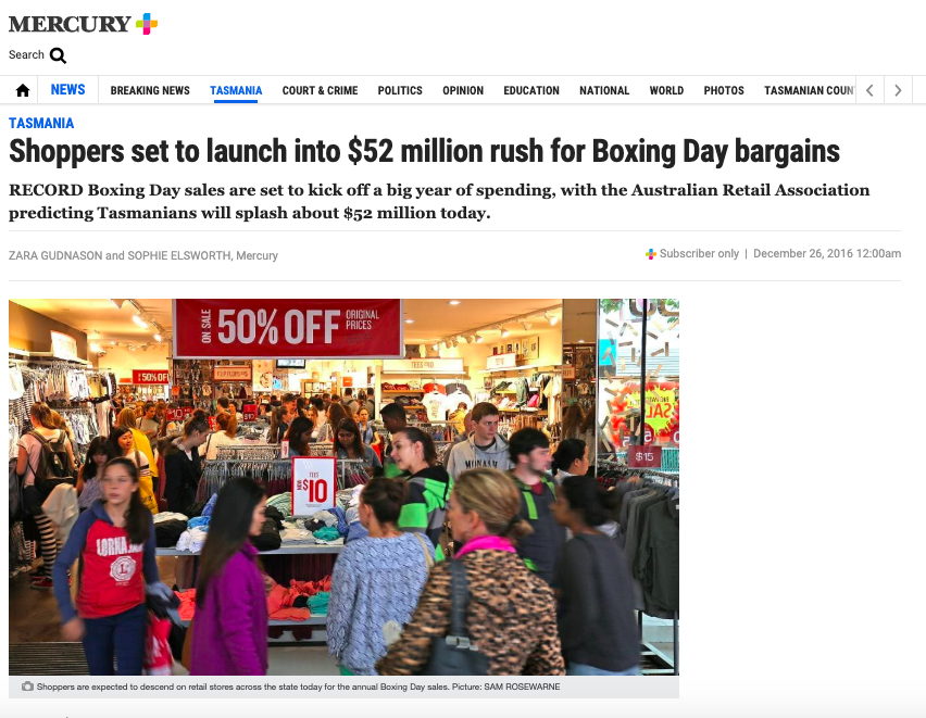 The Mercury Newspaper - Front page story