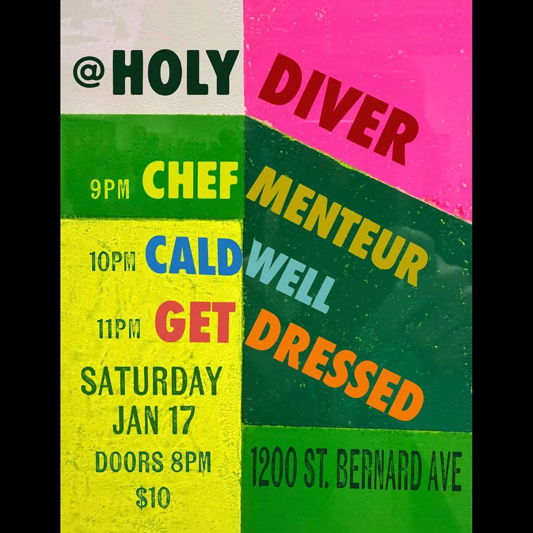 CHEF MENTEUR / CALDWELL / GET DRESSED!