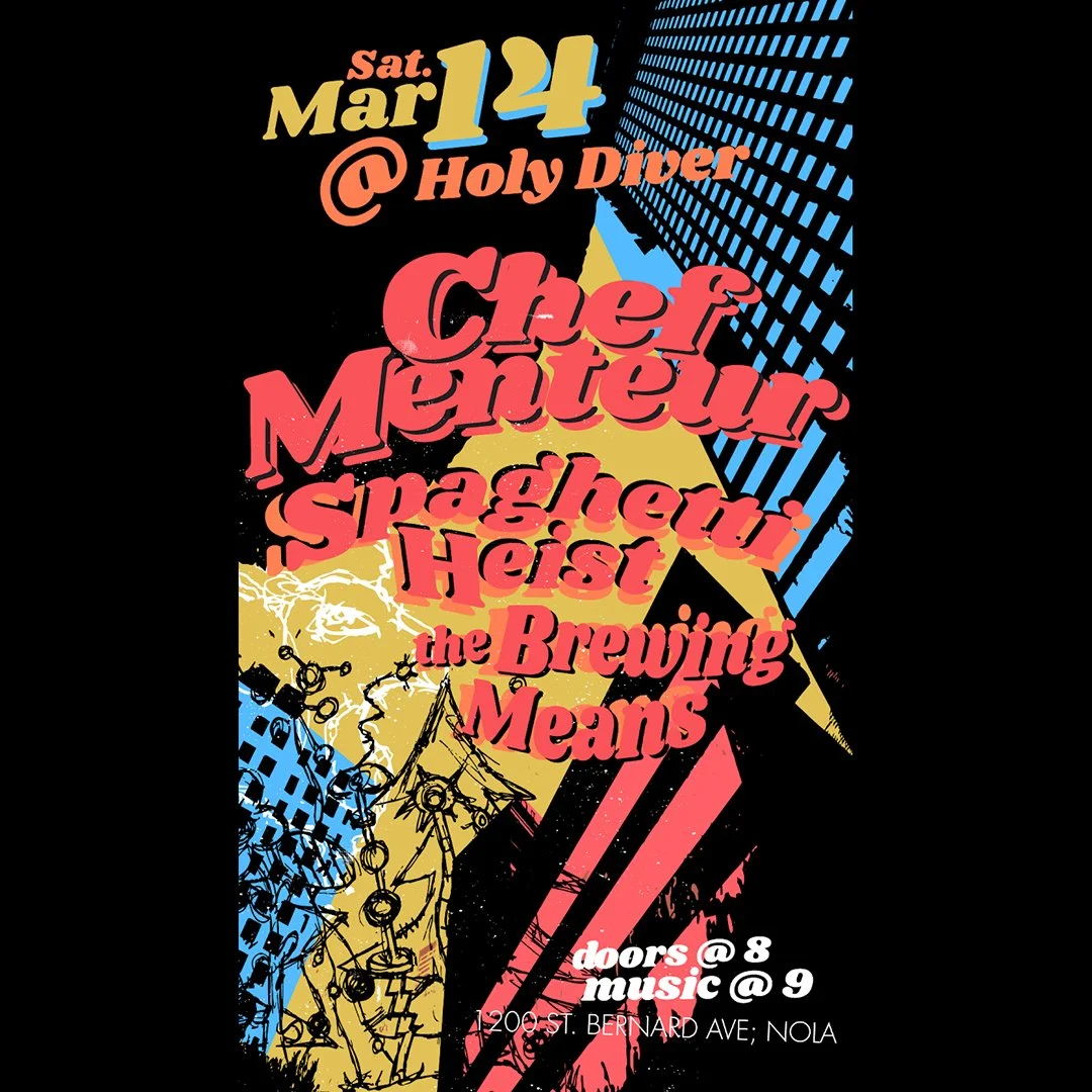 THE BREWING MEANS / CHEF MENTEUR / THE SPAGHETTI HEIST