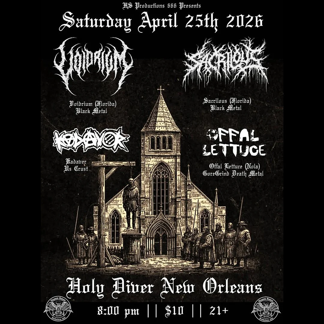 VOIDRIUM / SACRILOUS / KADAVER / OFFAL LETTUCE