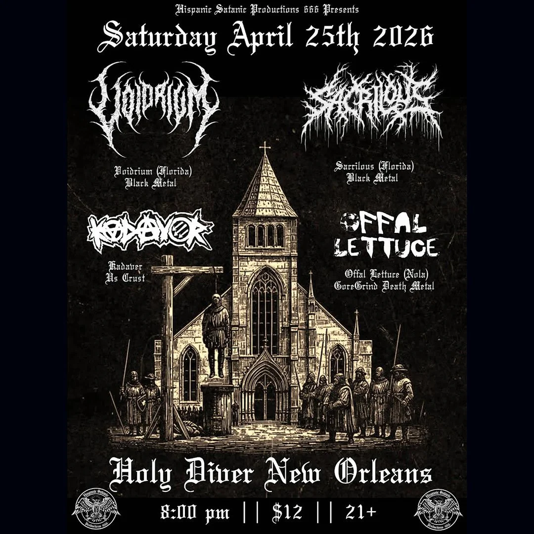 VOIDRIUM / SACRILOUS / KADAVER / OFFAL LETTUCE