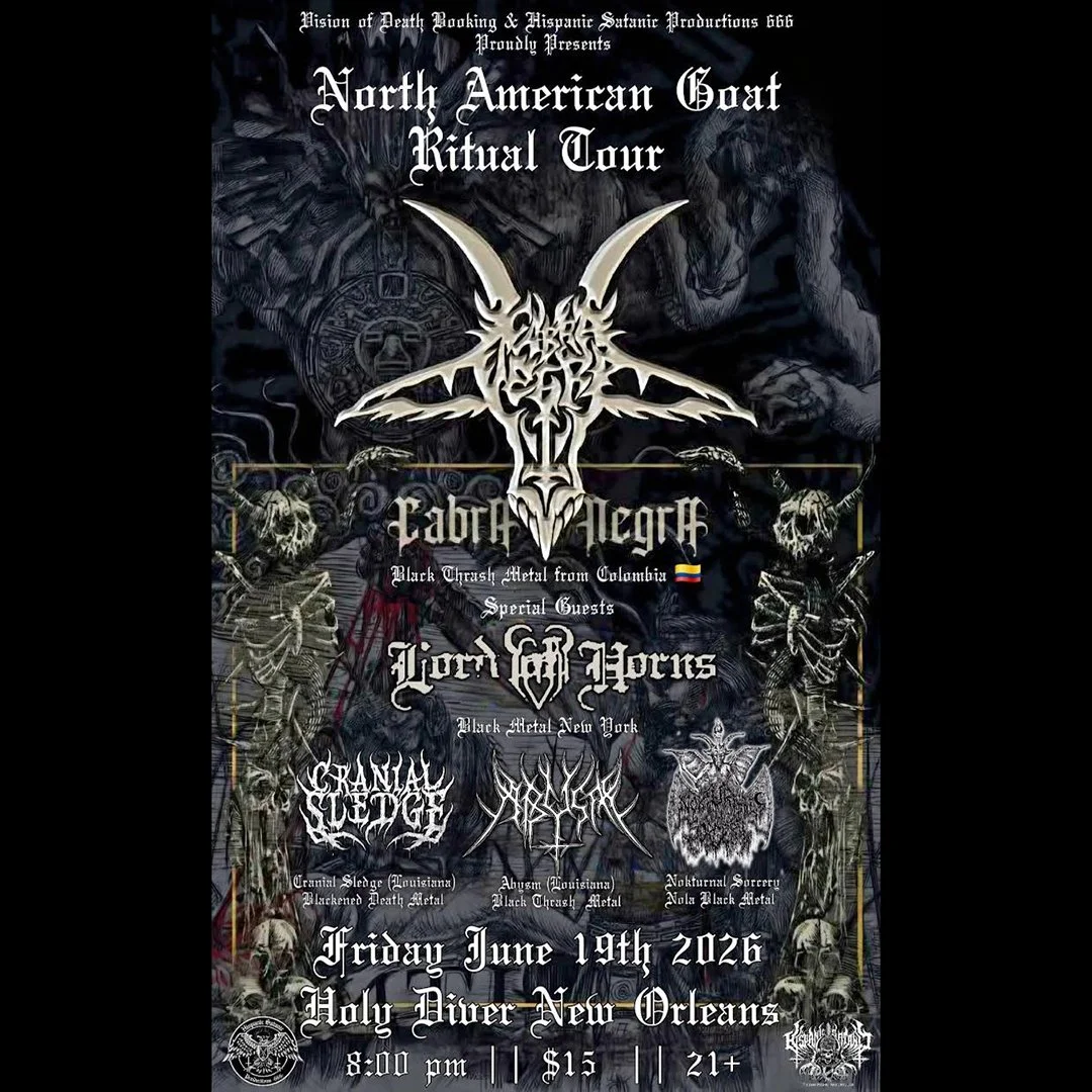 CABRA NEGRA North American Goat Ritual Tour New Orleans 