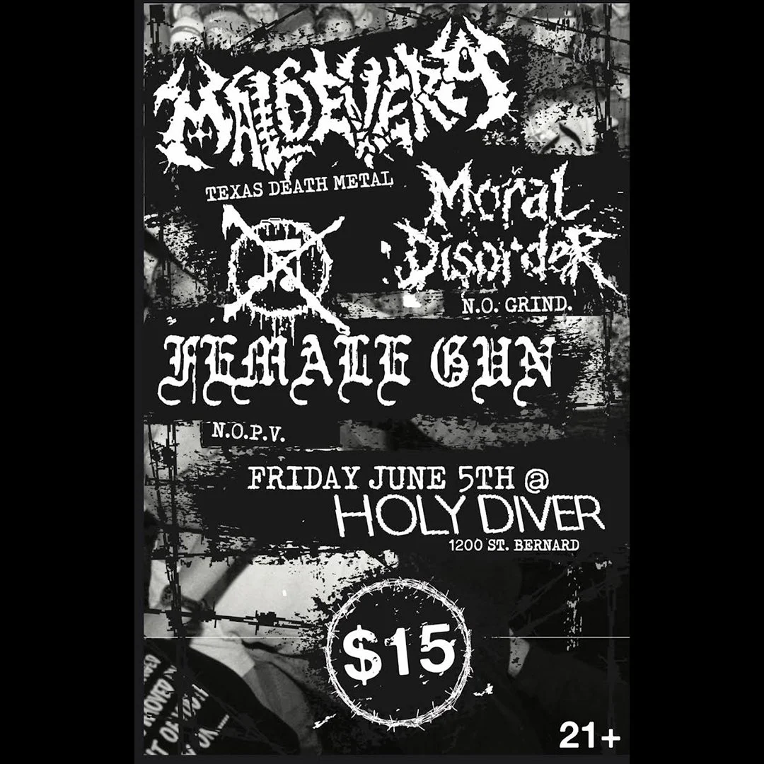 MALDEVERA / MORAL DISORDER / FEMALE GUN