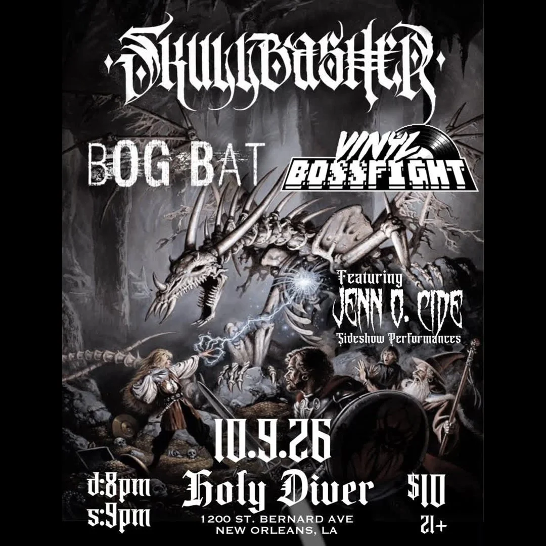 SKULLBASHER | BOG BAT | VINYL BOSSFIGHT | JENN O. CIDE