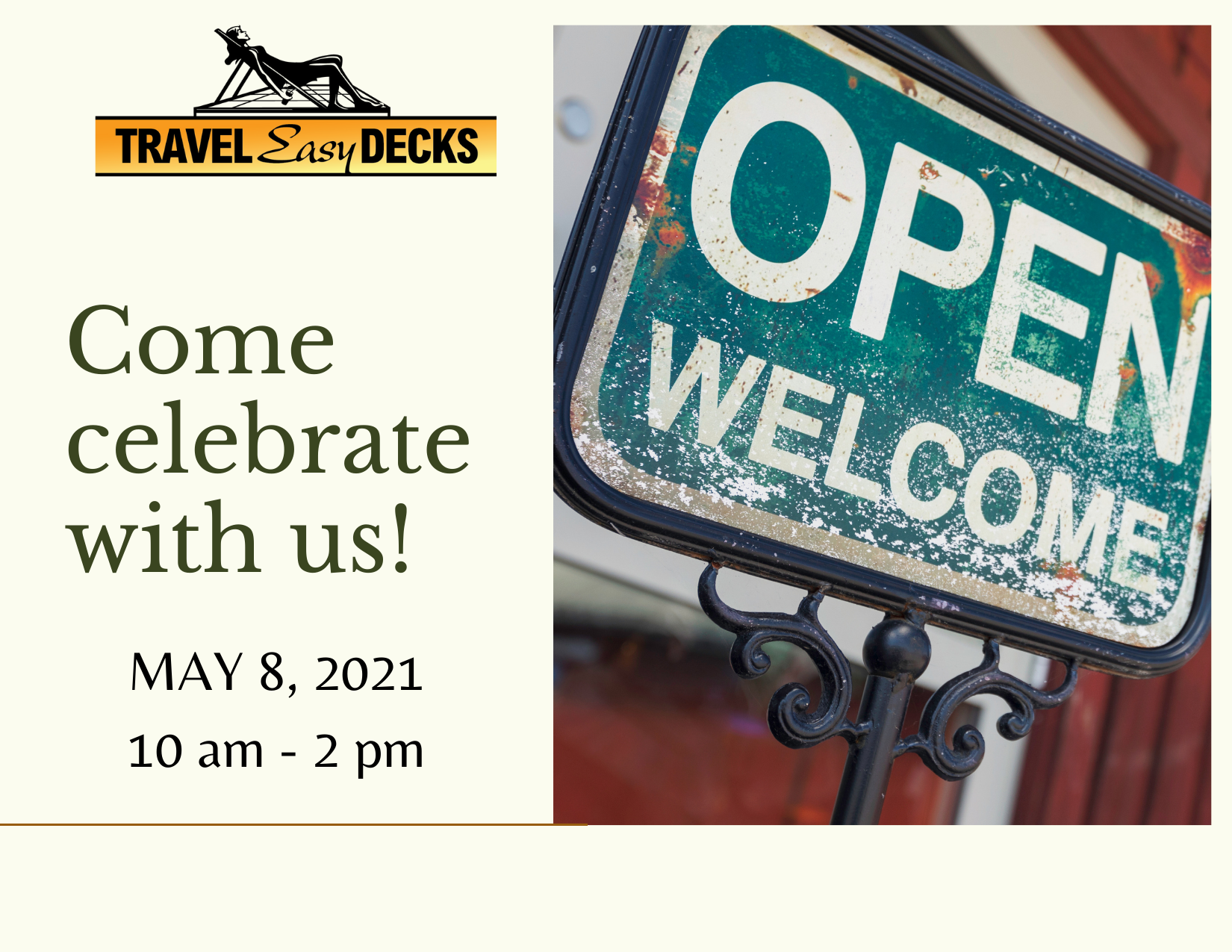 Travel Easy Decks Open House
