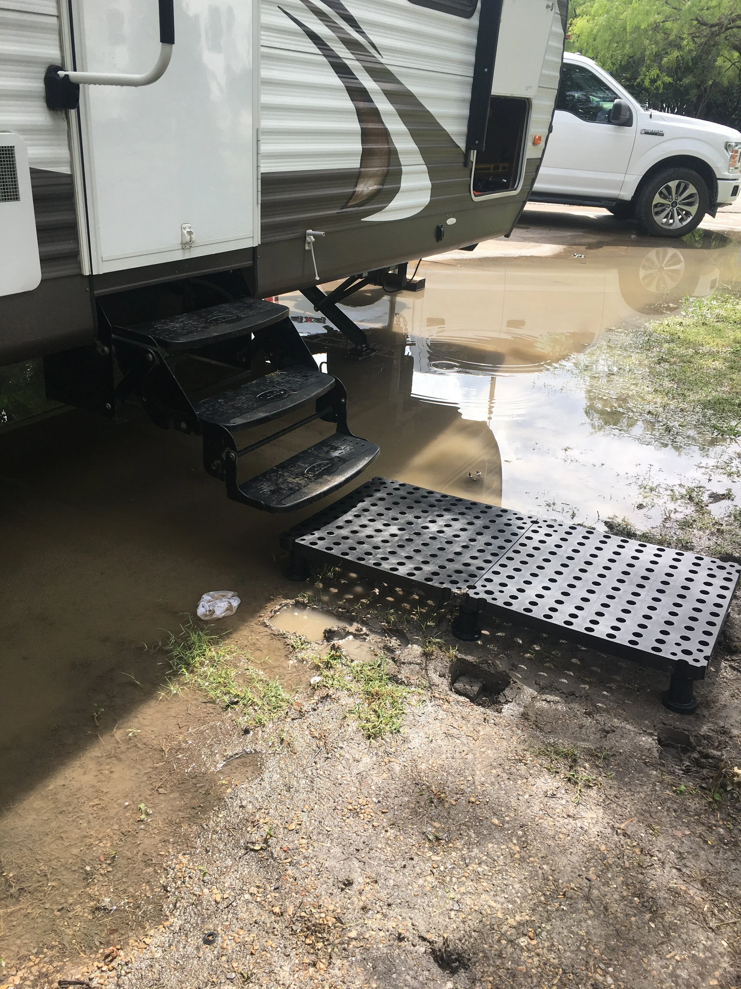 Portable Overlander Deck Kit from Travel Easy Decks.