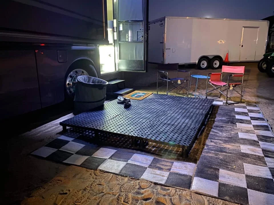 Portable Patio Deck Kit Travel Easy Decks