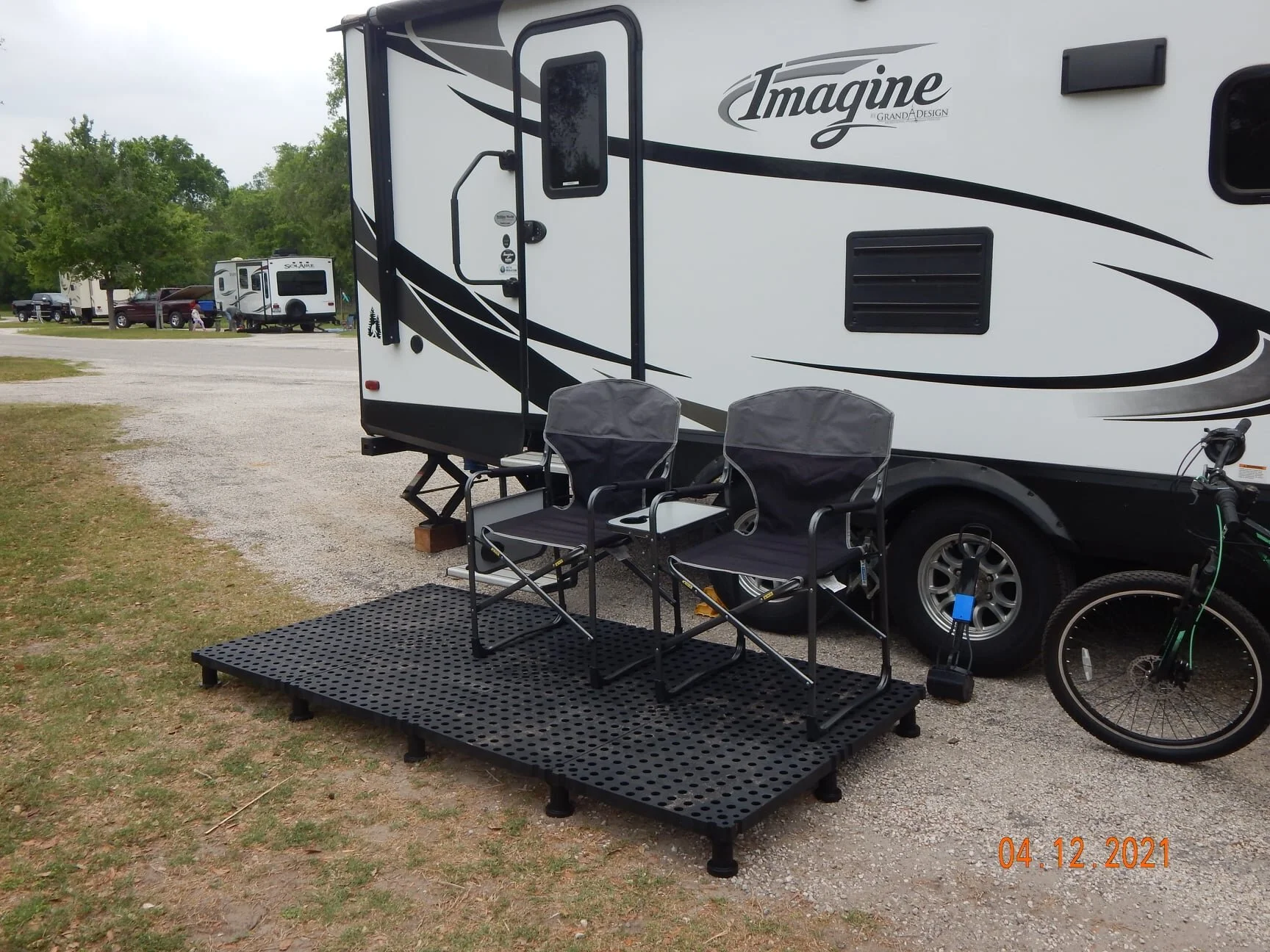 Portable Patio Deck Kit Travel Easy Decks