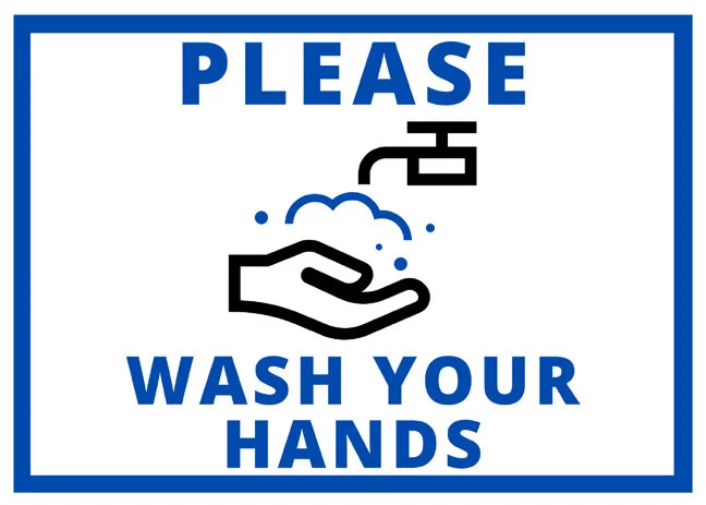 Healthy Hygiene Labels - Square Corners