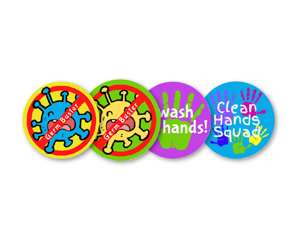 Healthy Hygiene Labels - 2" Circle