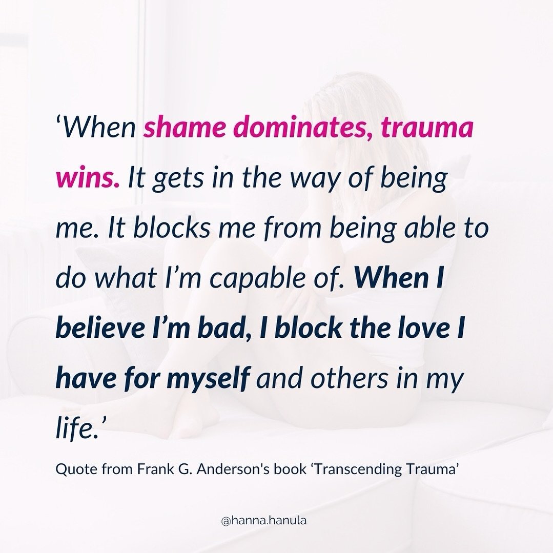 Shame develops when we are young and vulnerable, and someone reacts to our feelings harshly, responds to us in an abusive way, or is completely neglectful. These experiences activate protective parts that start to hold a belief of not being good enou