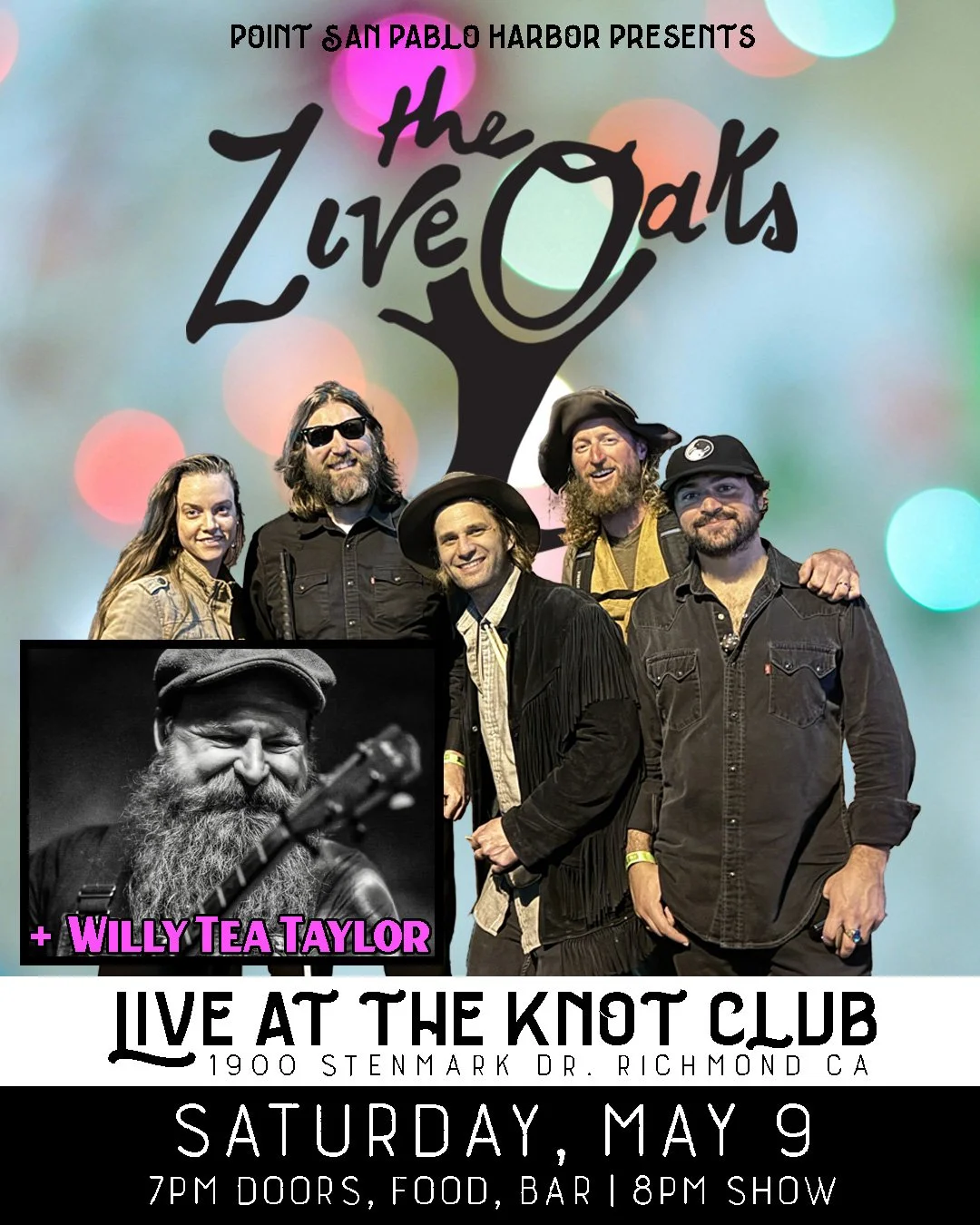 The Live Oaks + Willy Tea Taylor - The Knot Club