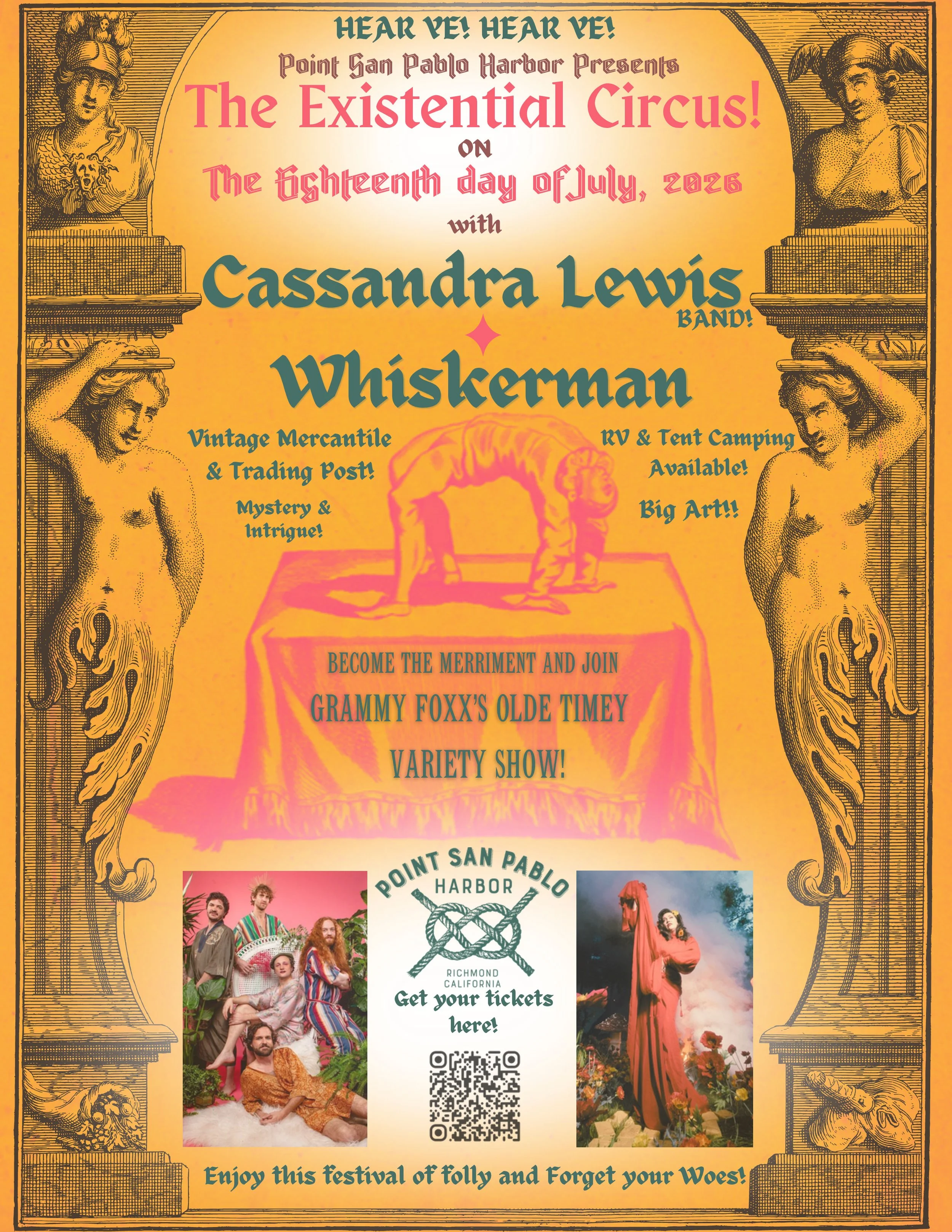 The Existential Circus Campout with Cassandra Lewis Band and Whiskerman - Live on the Waterfront