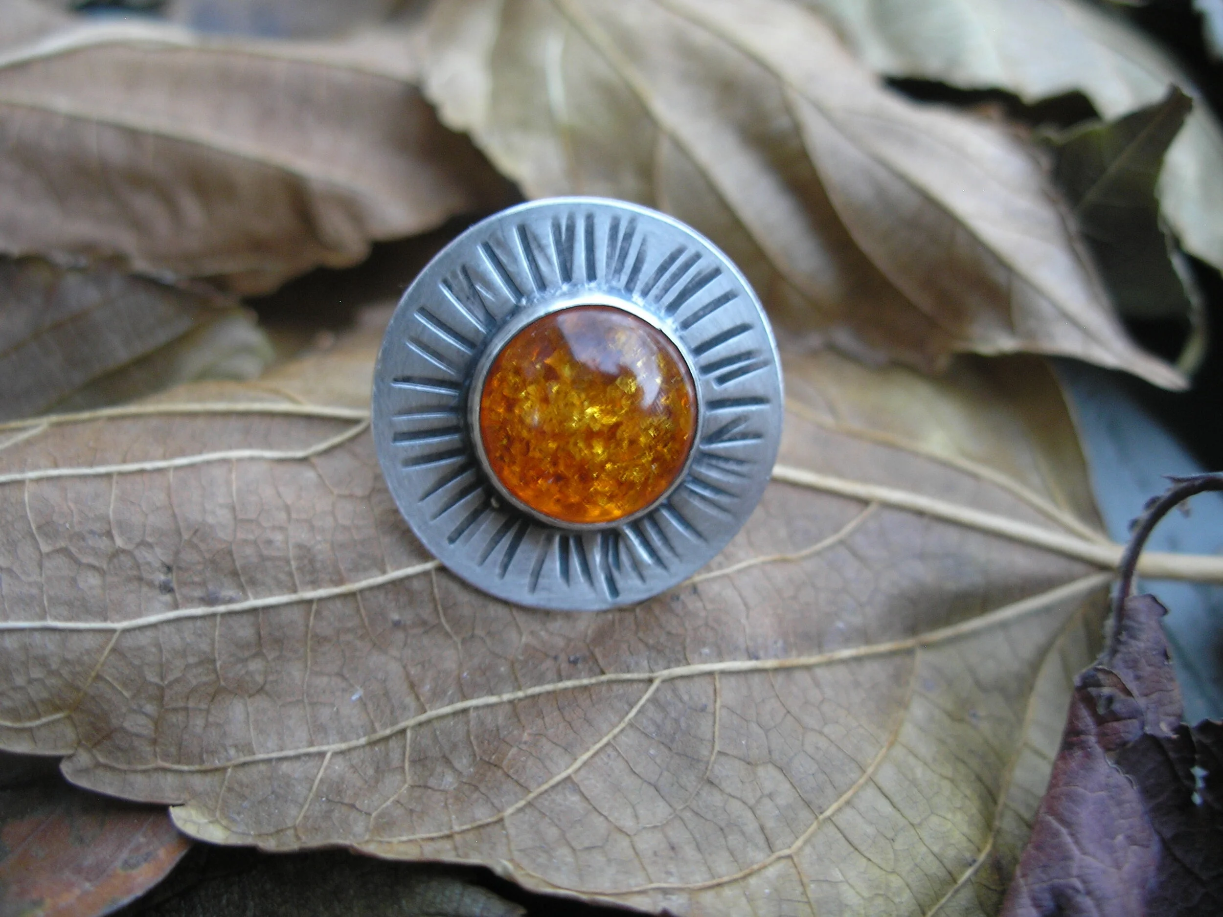 Here Comes the Sun Ring Amber 1.JPG