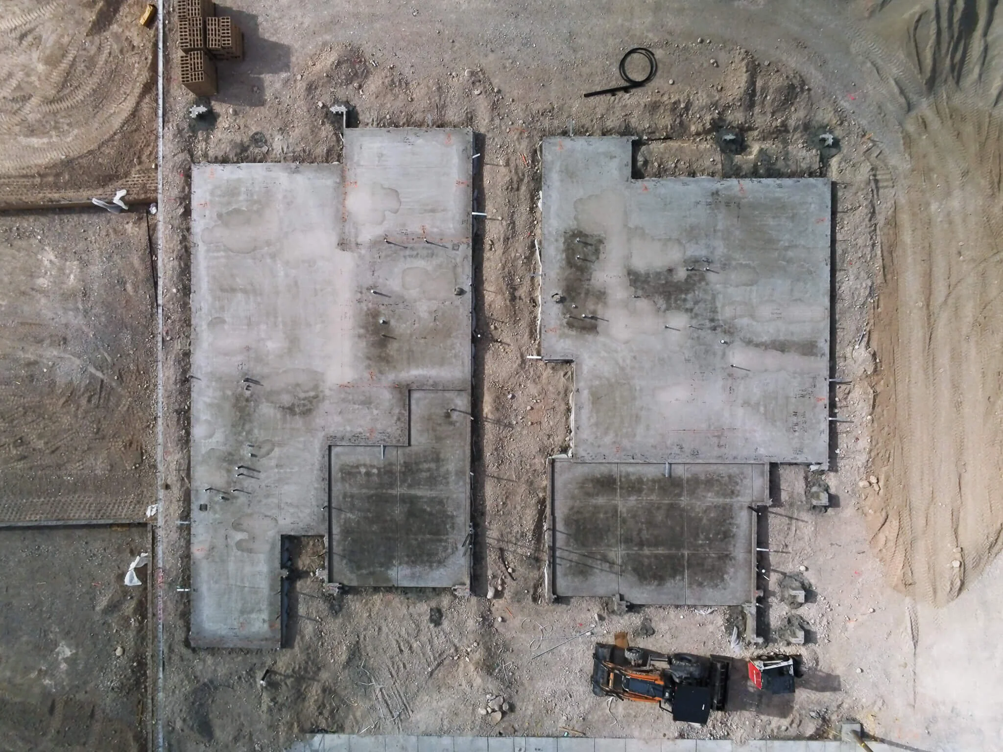 Bird's Eye View: Drone Construction Site Aerial Photography