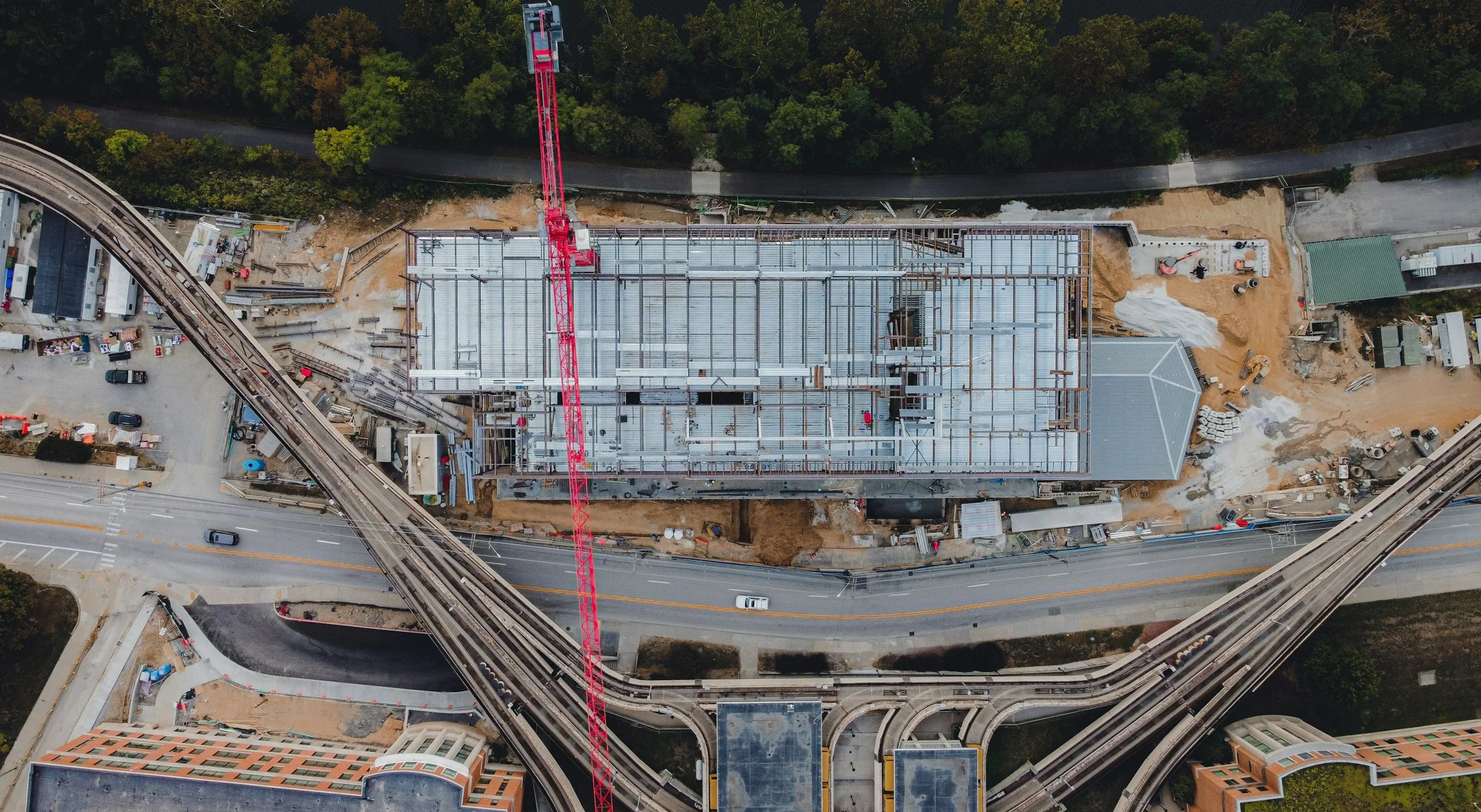 construction site aerial reality capture