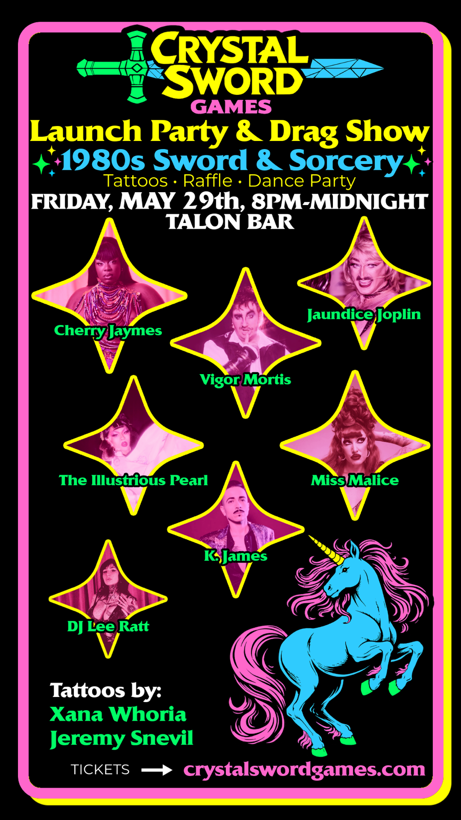 Crystal Sword Games launch party