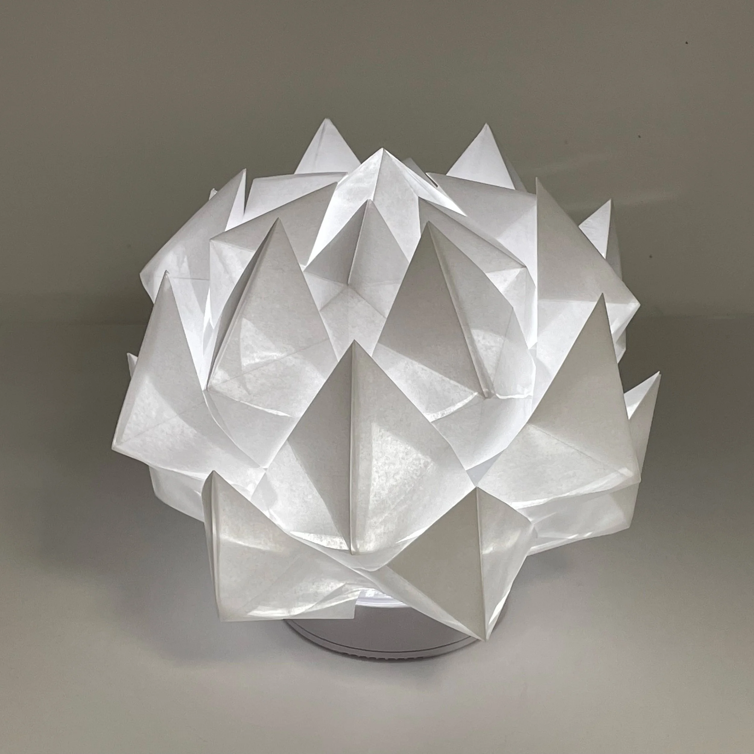 Lighted Paper Sculpture, 2022