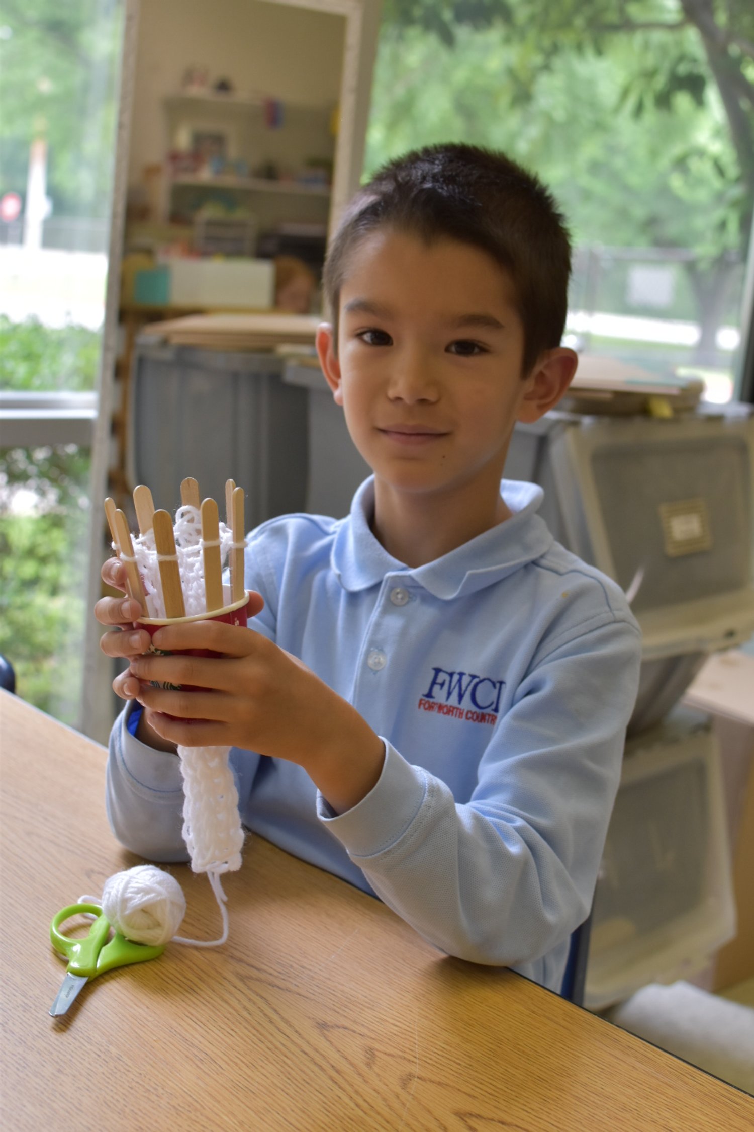 1st: Fibers- Loom Knitting