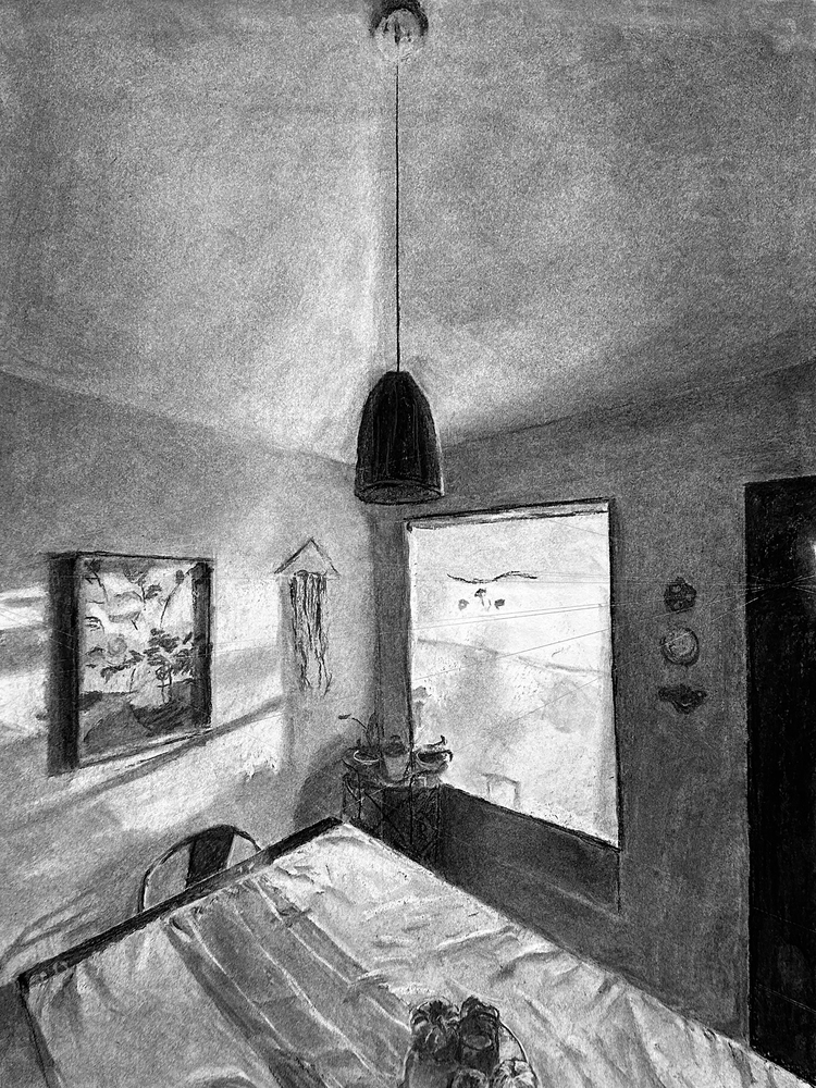 Interior Room in Two-Point Linear Perspeective
