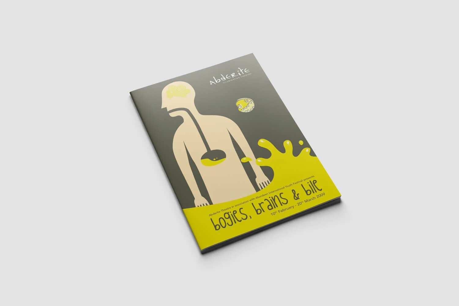 Flyer to promote theatre production