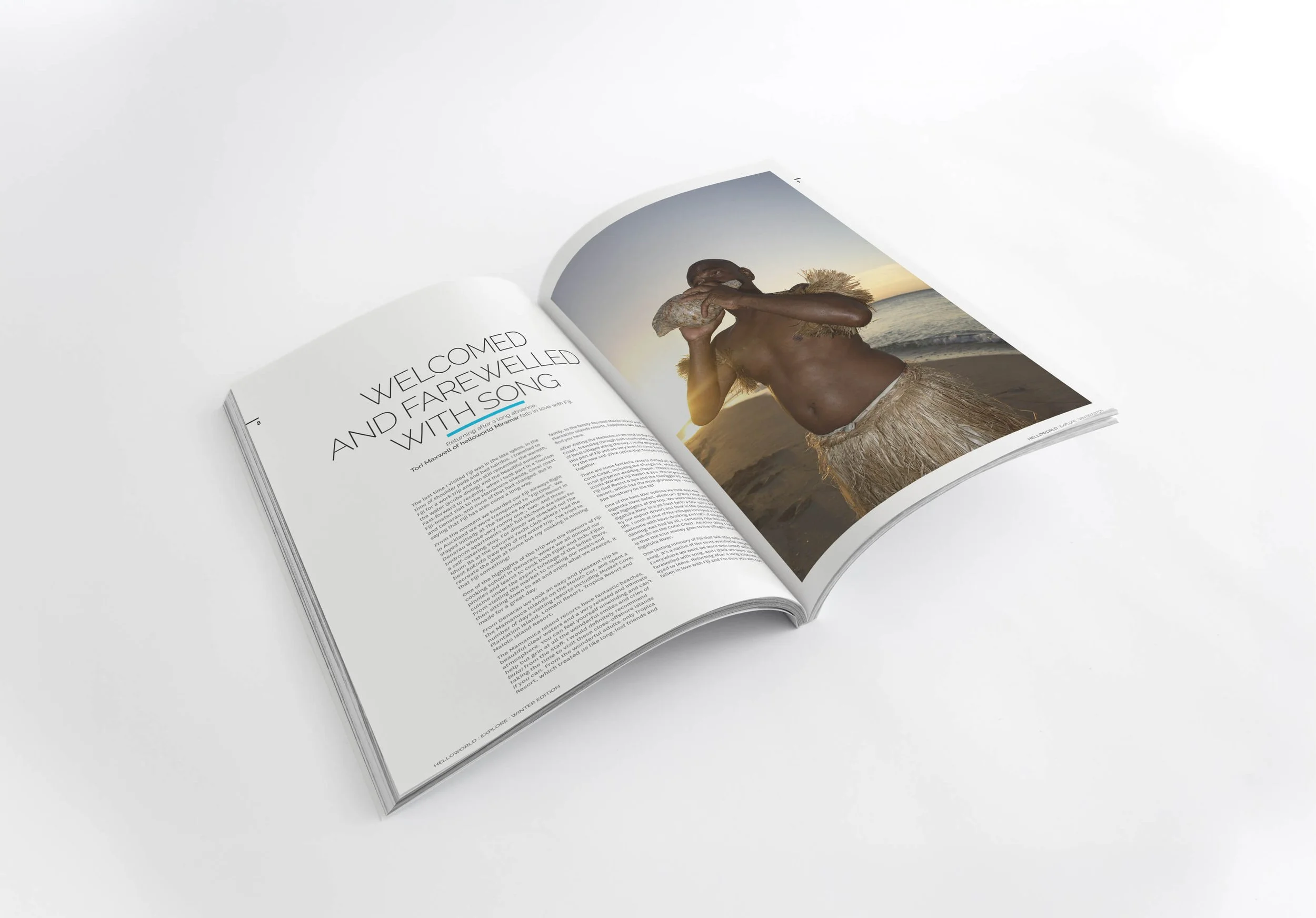 Explore Magazine Spread