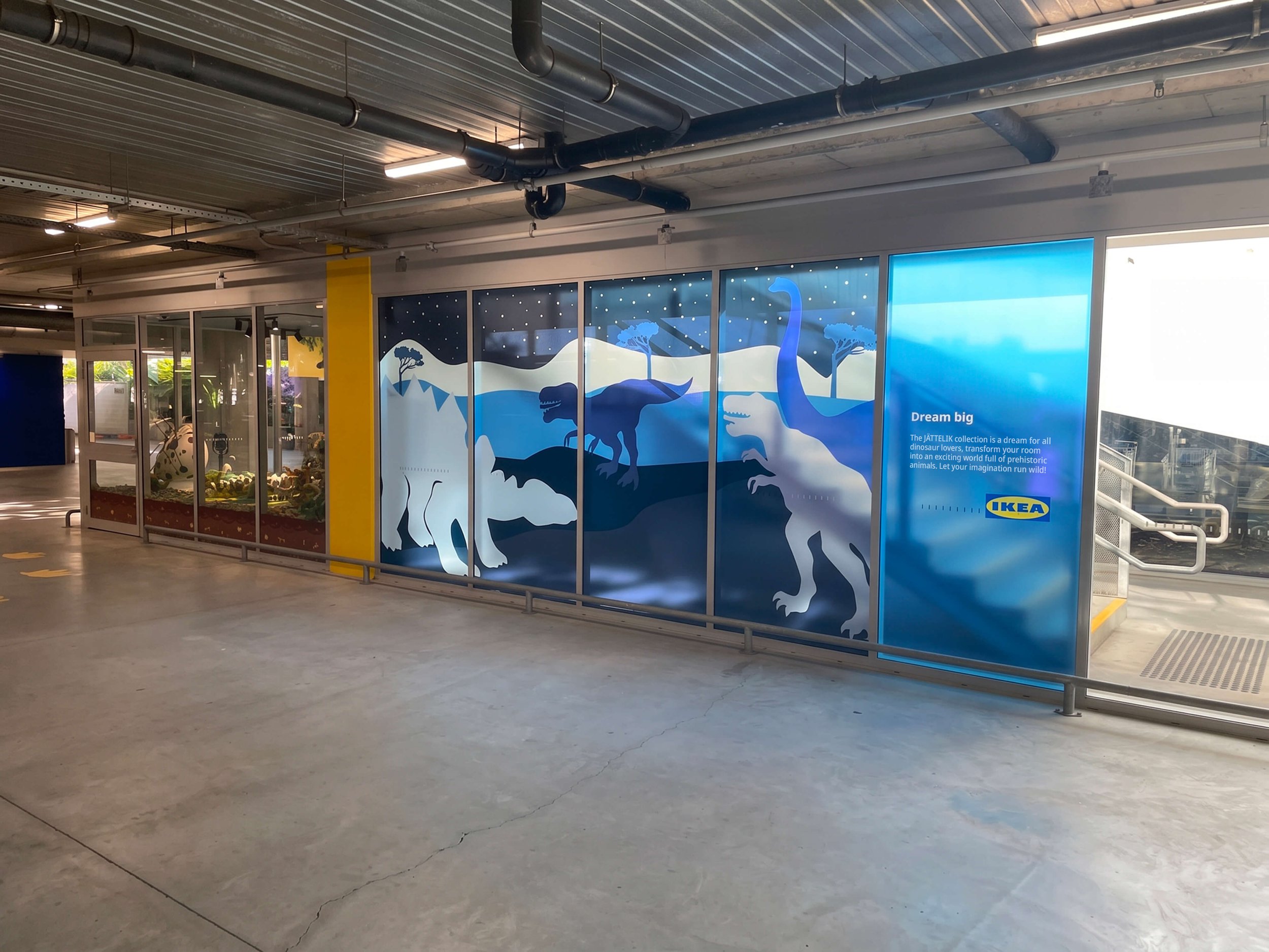 Window Fit-Out for Dinosaur Soft Toys