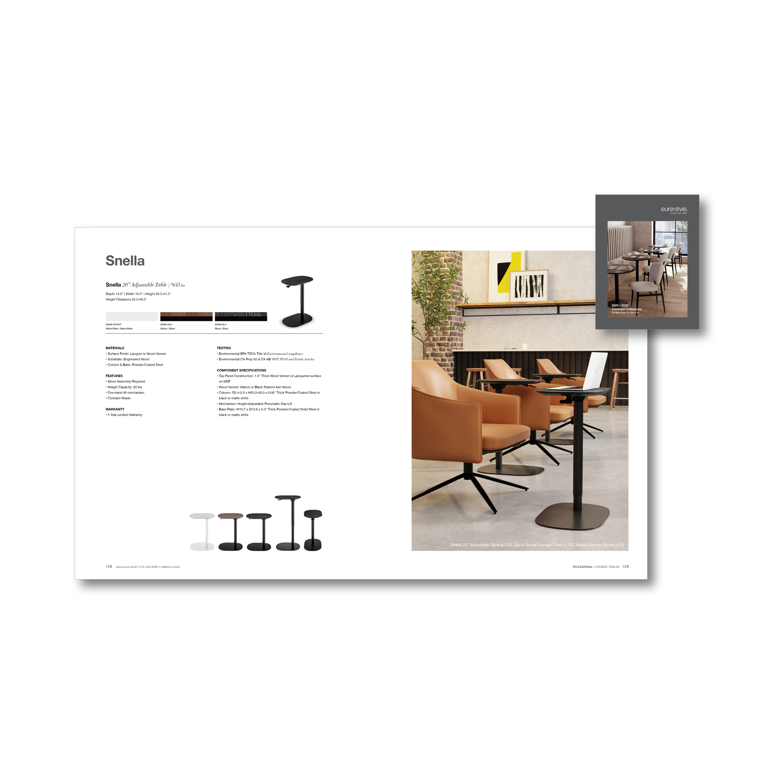 8.5x11” 80# Silk Text | Product Page Eurø Style ‘25 Contract Catalog
