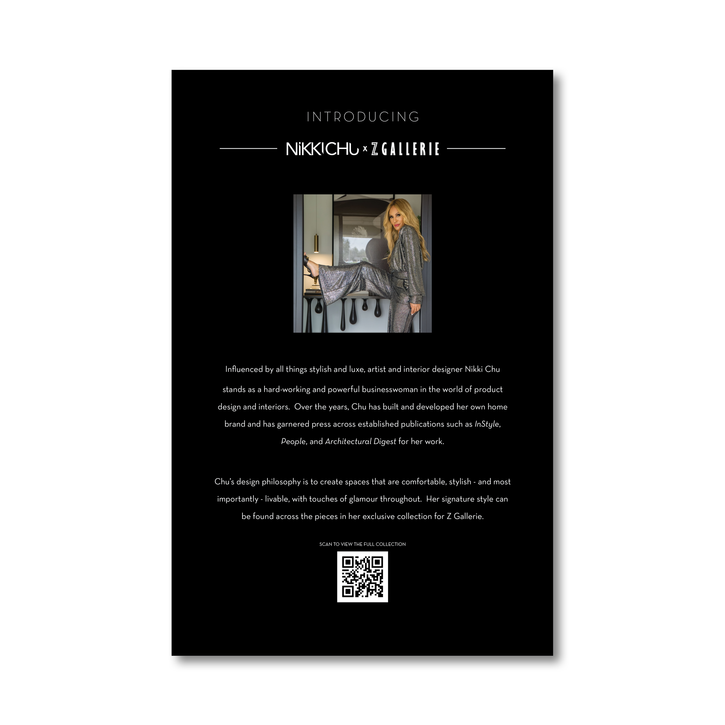 11x17” Foam Core | Designer Collaboration Feature Sign