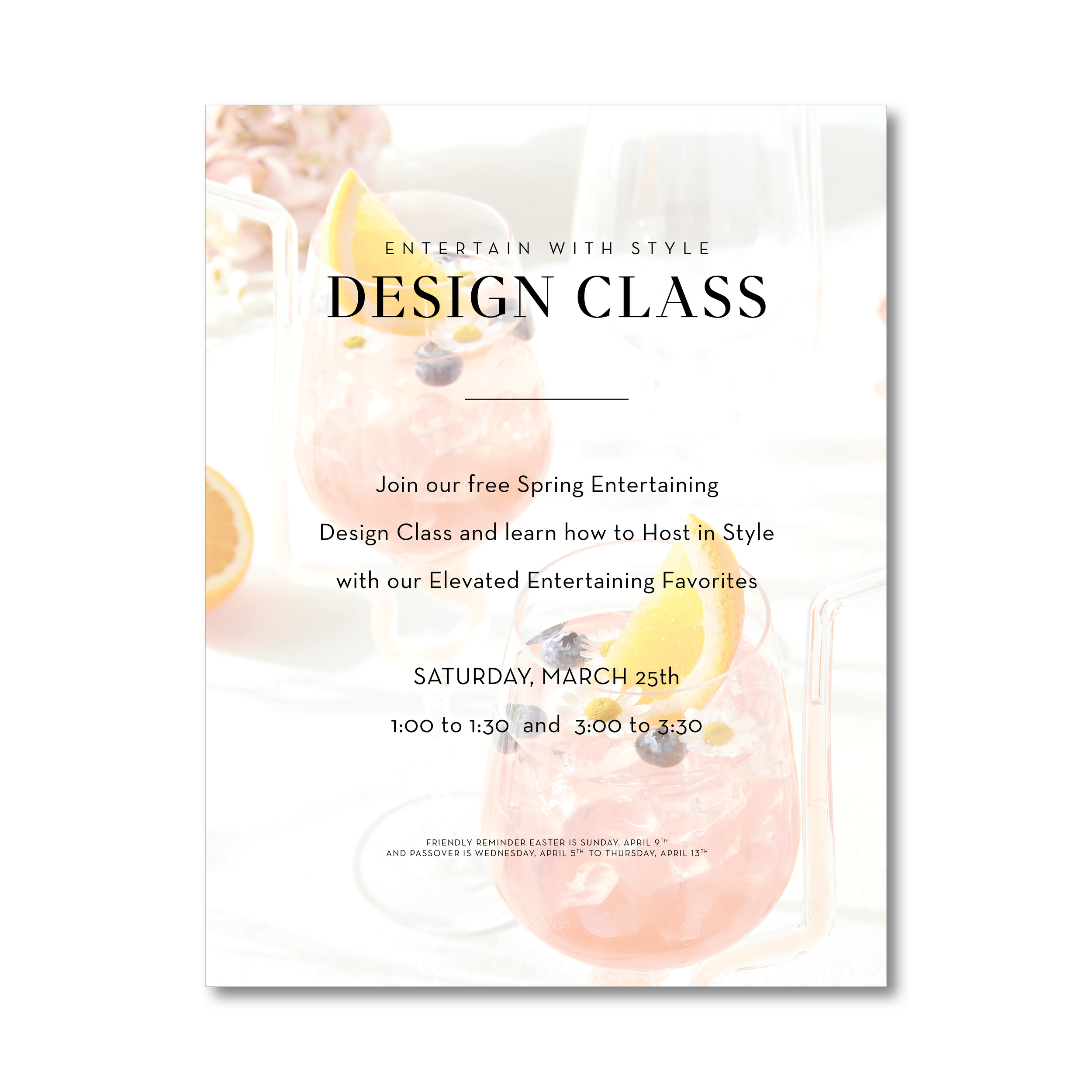 8.5x11” Foam Core | Design Class Feature Sign