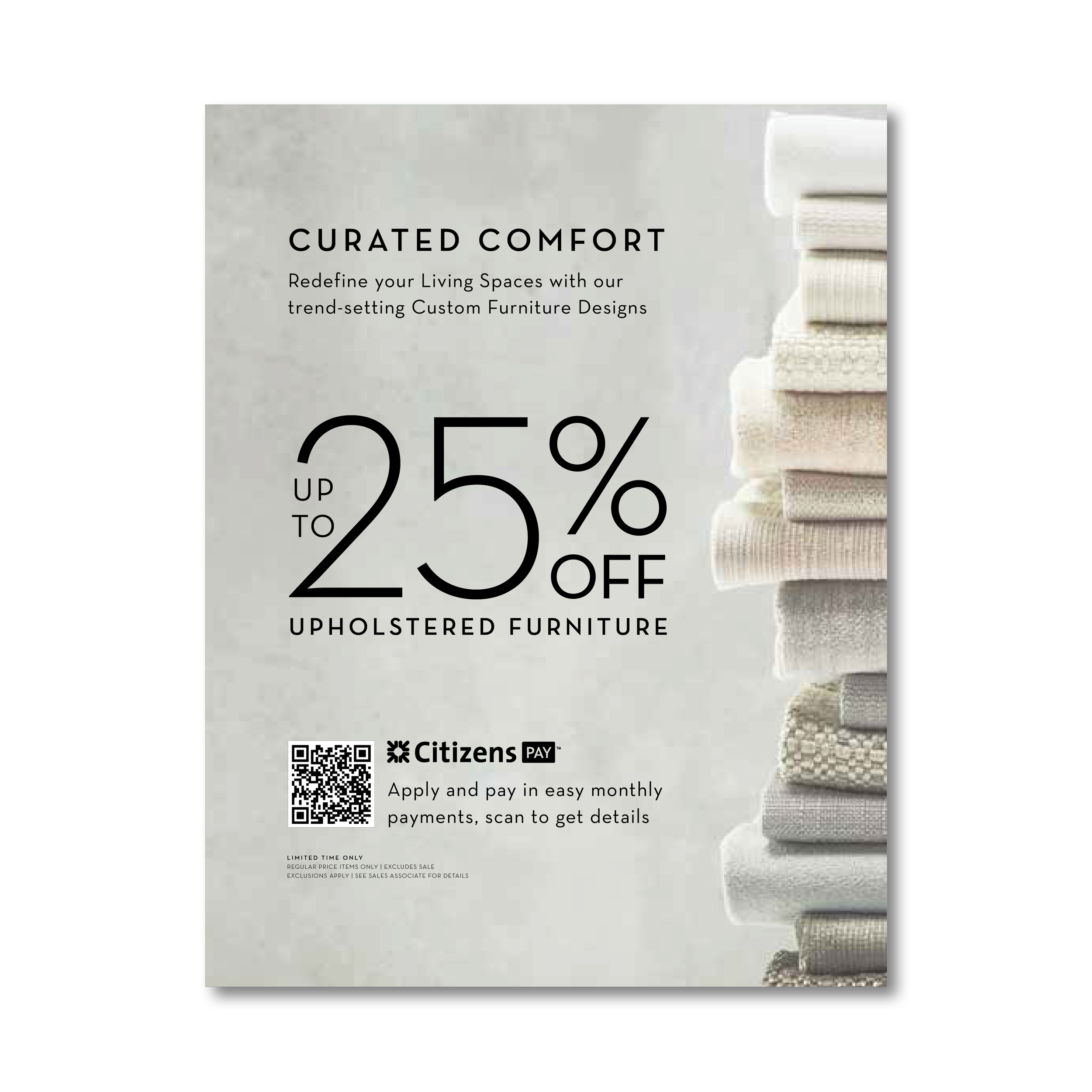8.5x11” 60# Cover | Bi-Weekly Promo Sign