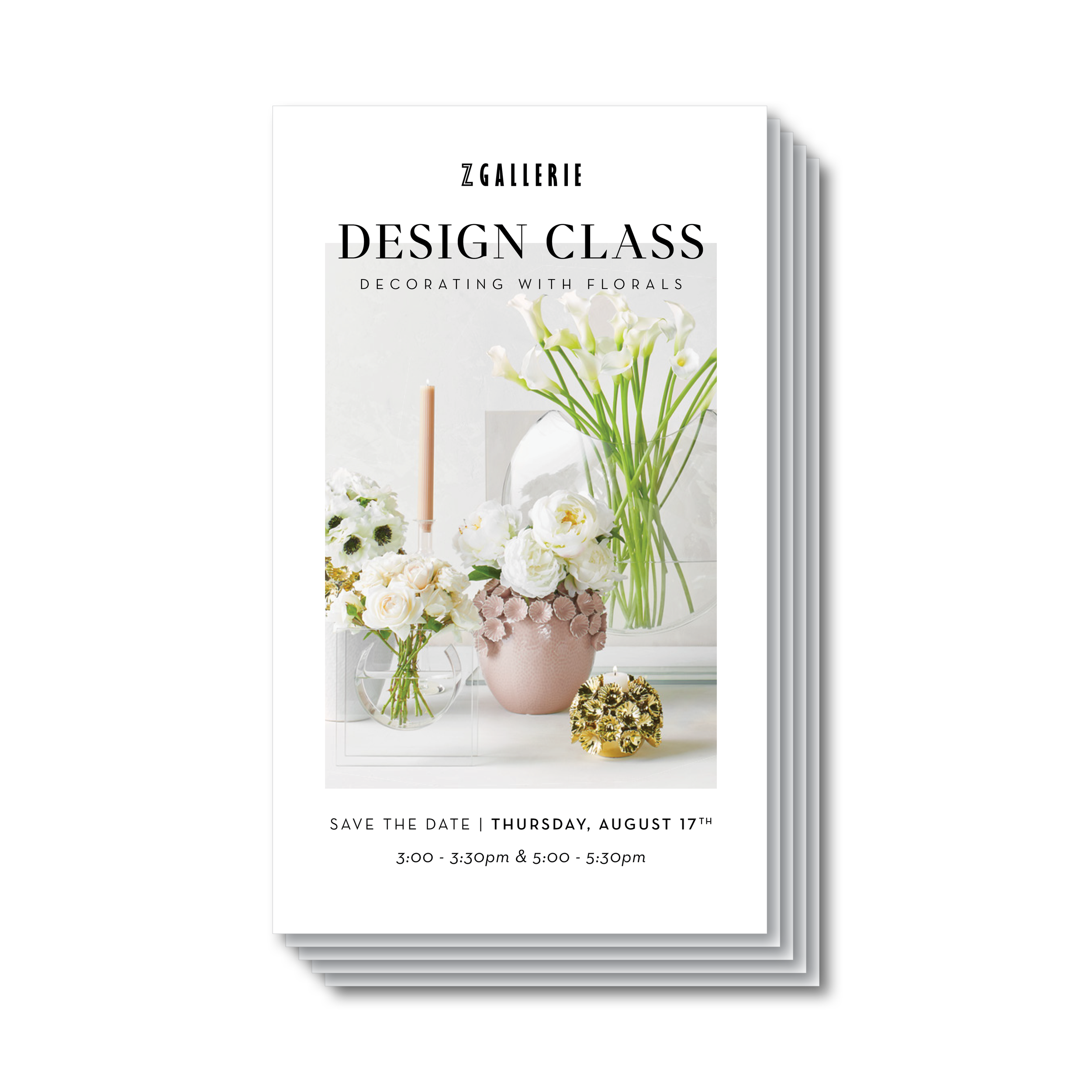 3x5” 100# Cover | Design Class - Pass Out