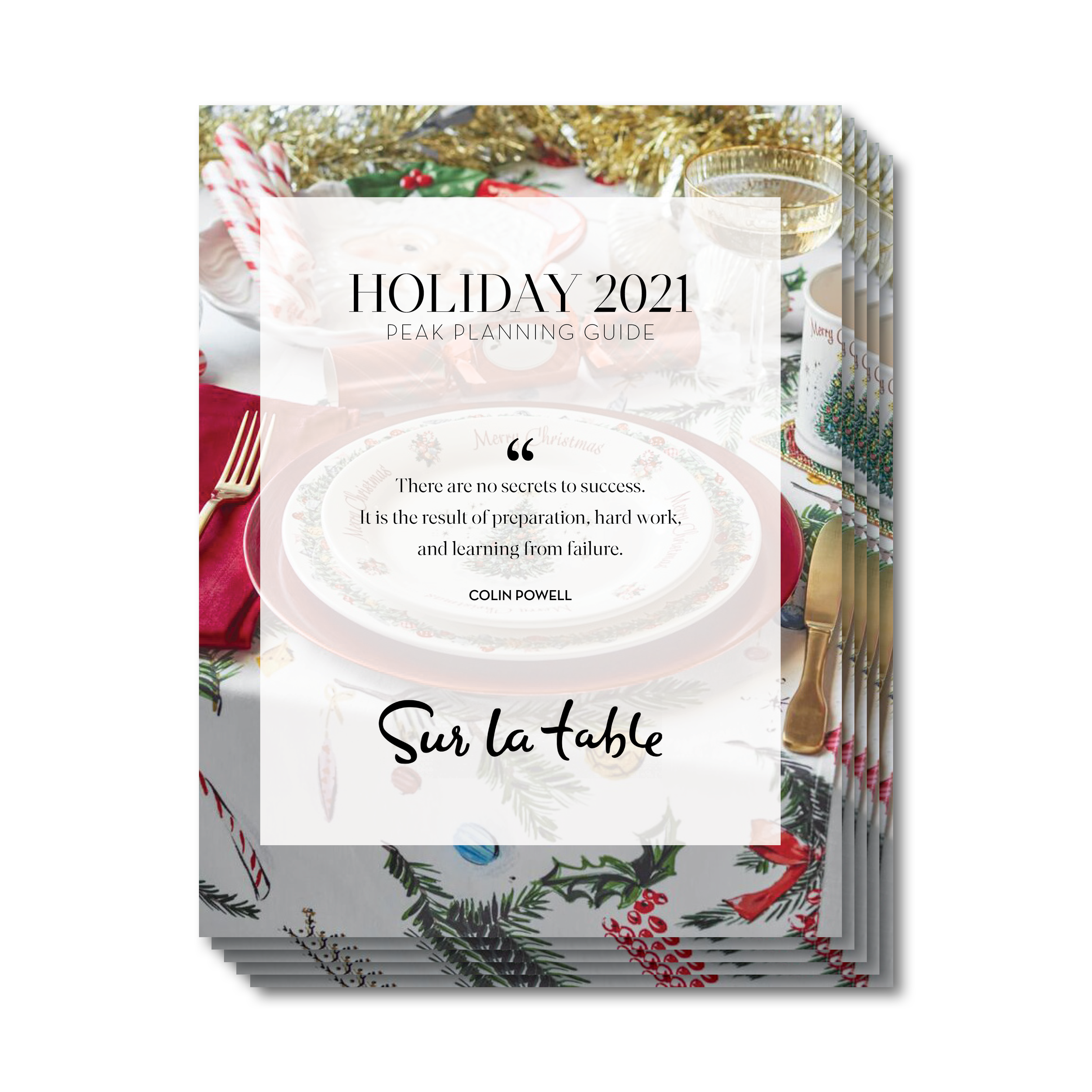 8.5x11” 100# Text | SLT Holiday Peak Planning