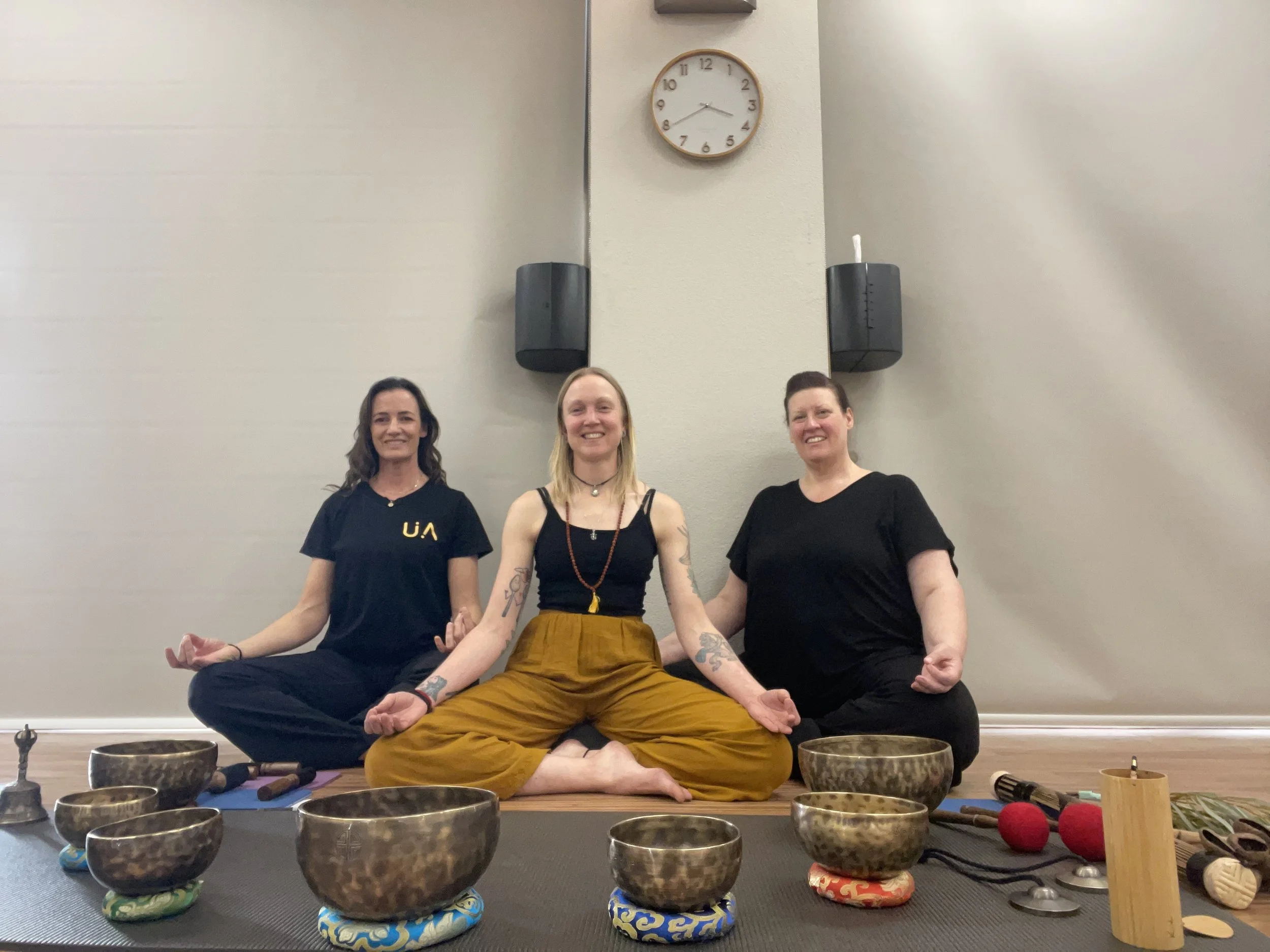 Sound healing and meditation with singing bowls at Studio Sukha in Horsham