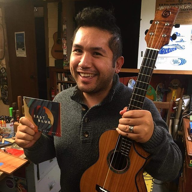 Our album &quot;Hello to Happiness&quot; is making it's way to the shores of Hawaii thanks to Zac from @oceanaukes! He's taken a few physical copies along with him during his ukulele travels and dropping the beginning ripples of our Pacific Islands f