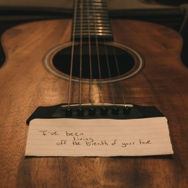 Love. The breath of life.
🌊
As far as I can recall, these were the first lyrics penned for our eventual first album.😆