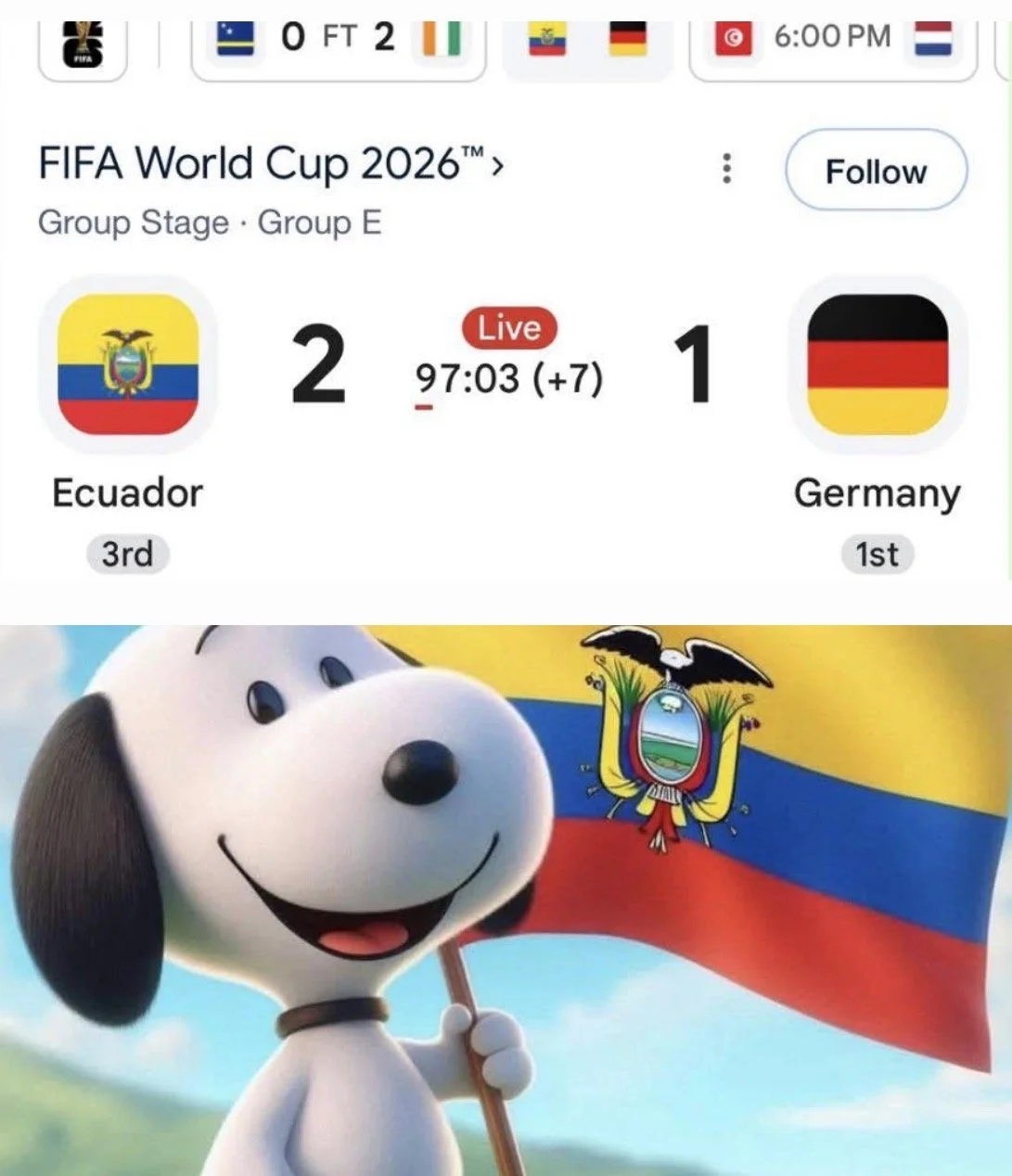 Bravo Ecuador!! 🇪🇨⚽️✨🥳🥳