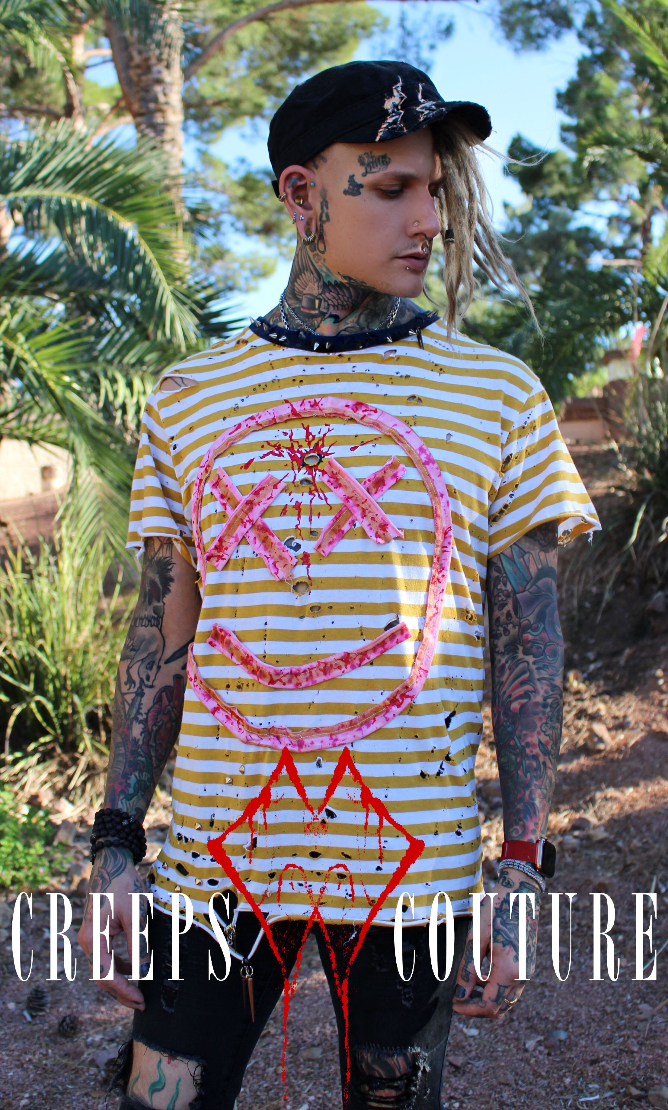 Possessed T’s: (1 of 3) Special Striped Series ~ “I think I’m OK,”