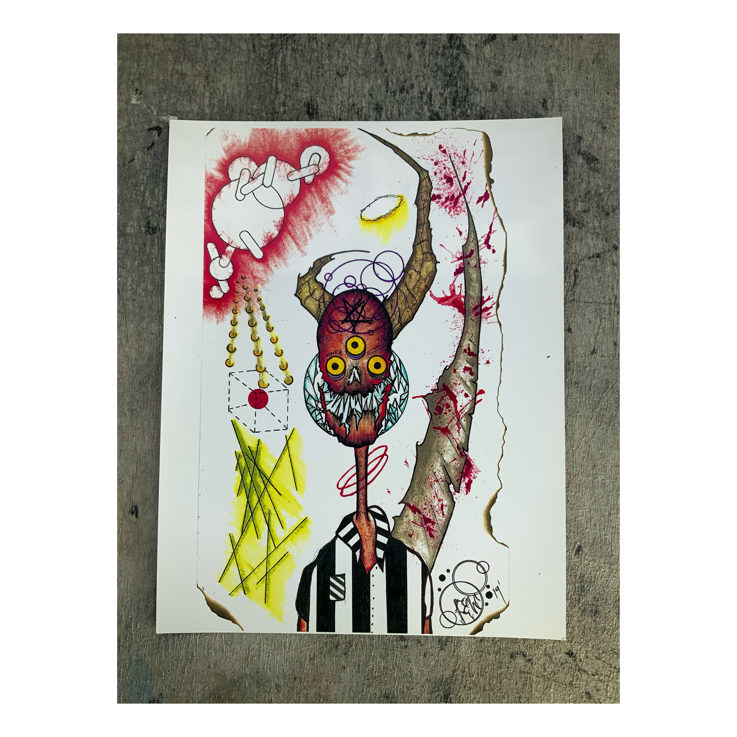 THE ARCHITECT, ARCHEOLOGIST - ART PRINT 