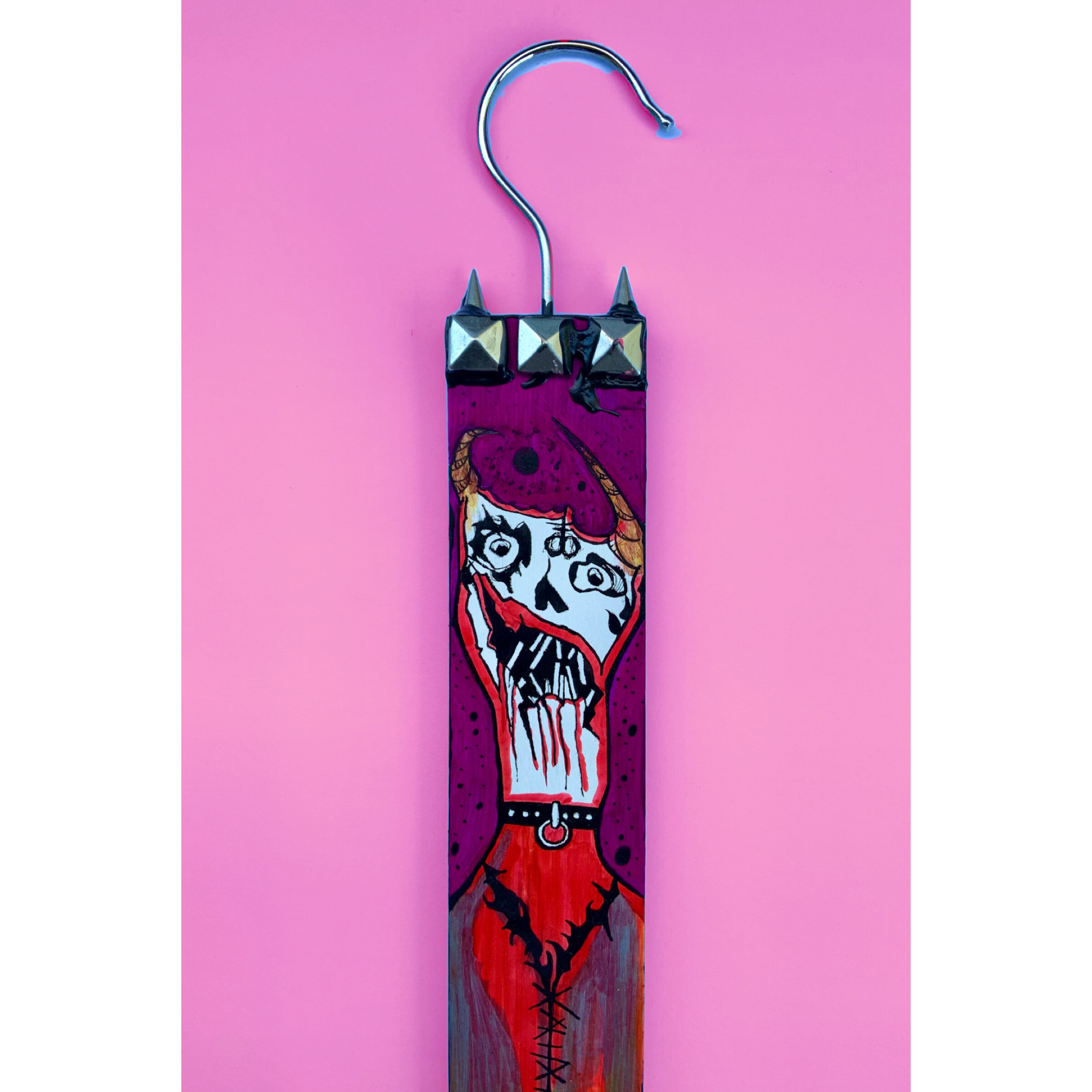 Creep Crowley Wood Wall Hang and Key Holder
