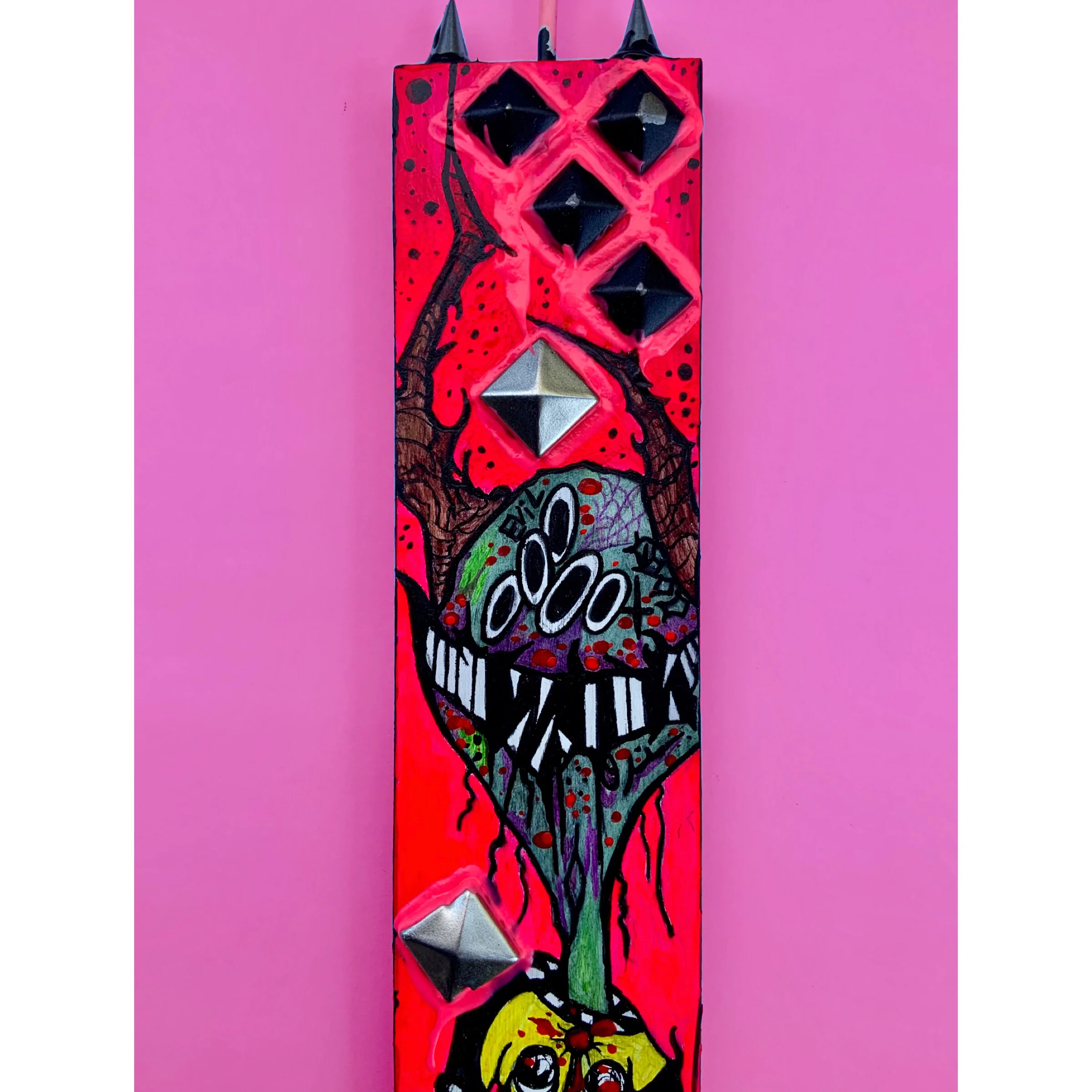 Creep Aleister Wood Wall Hang and Key Holder