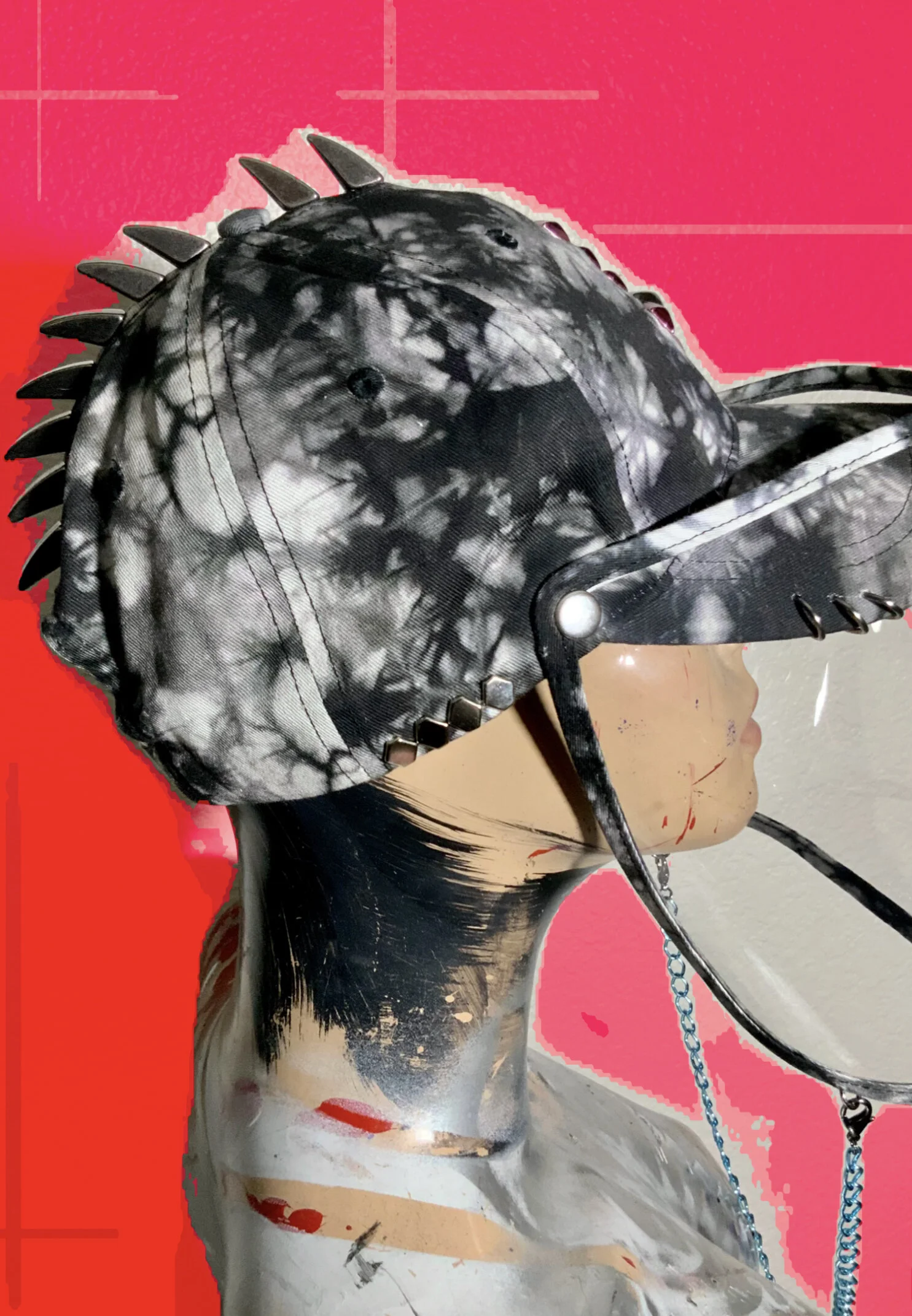 Raptor Hawk Hat With Matching Detachable Visor Shield