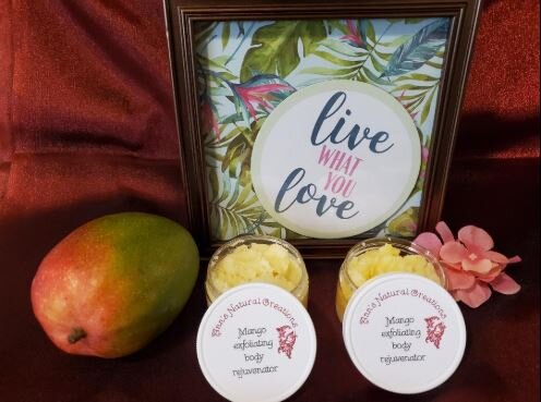 Mango exfoliating body rejuvenator