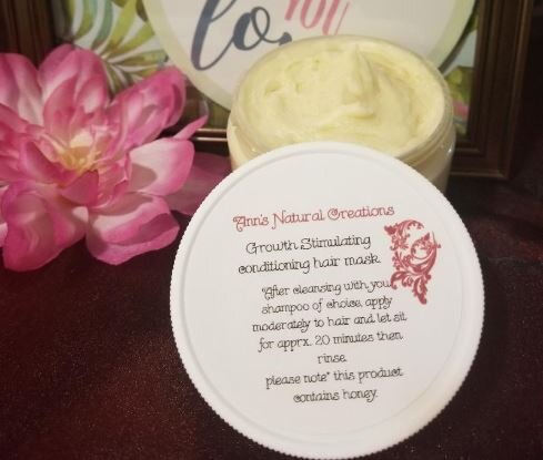 Growth stimulating hair and body mask