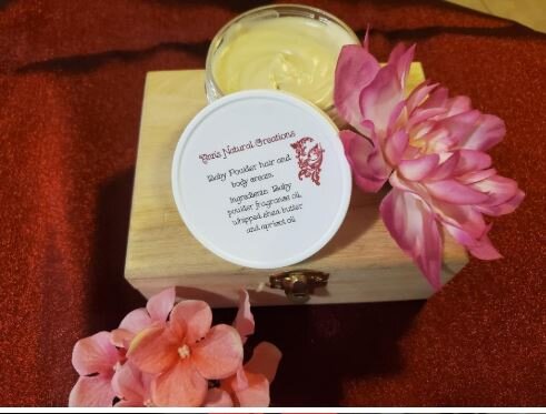 Baby powder whipped shea body butter